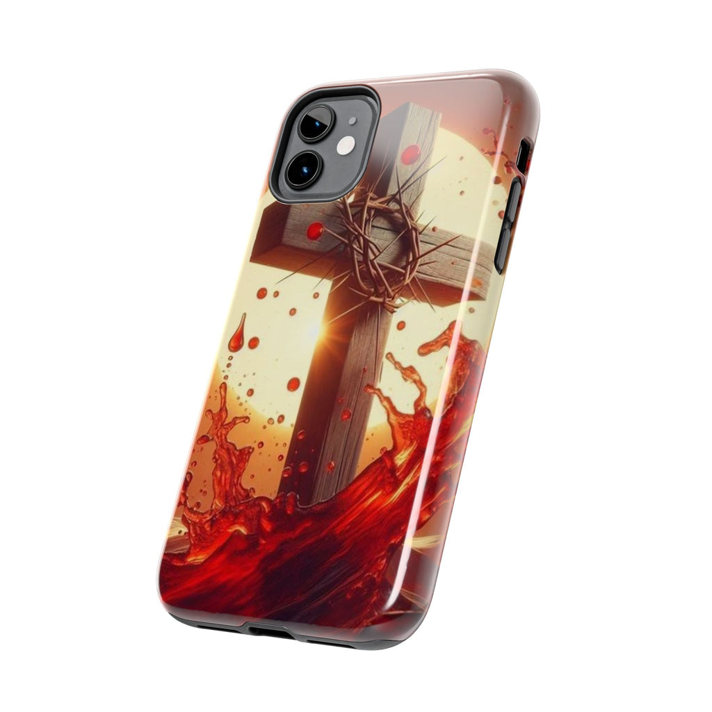 Blood of Christ Christian Theme Phone Cases for iPhones & Samsung Phones