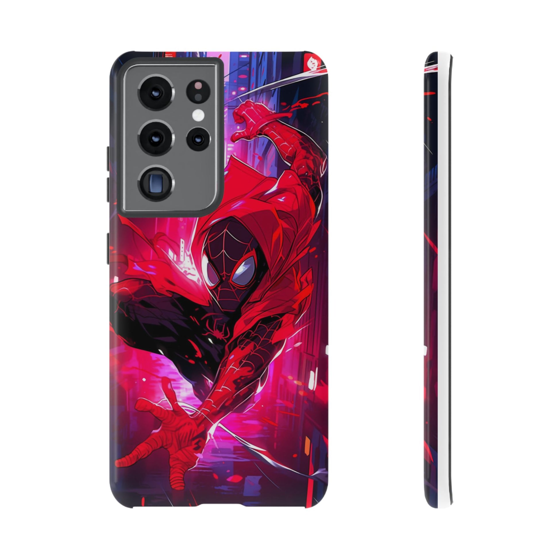 Miles Morales Spiderman Phone Case, Tough Cases for iPhones, Samsung, and Pixel