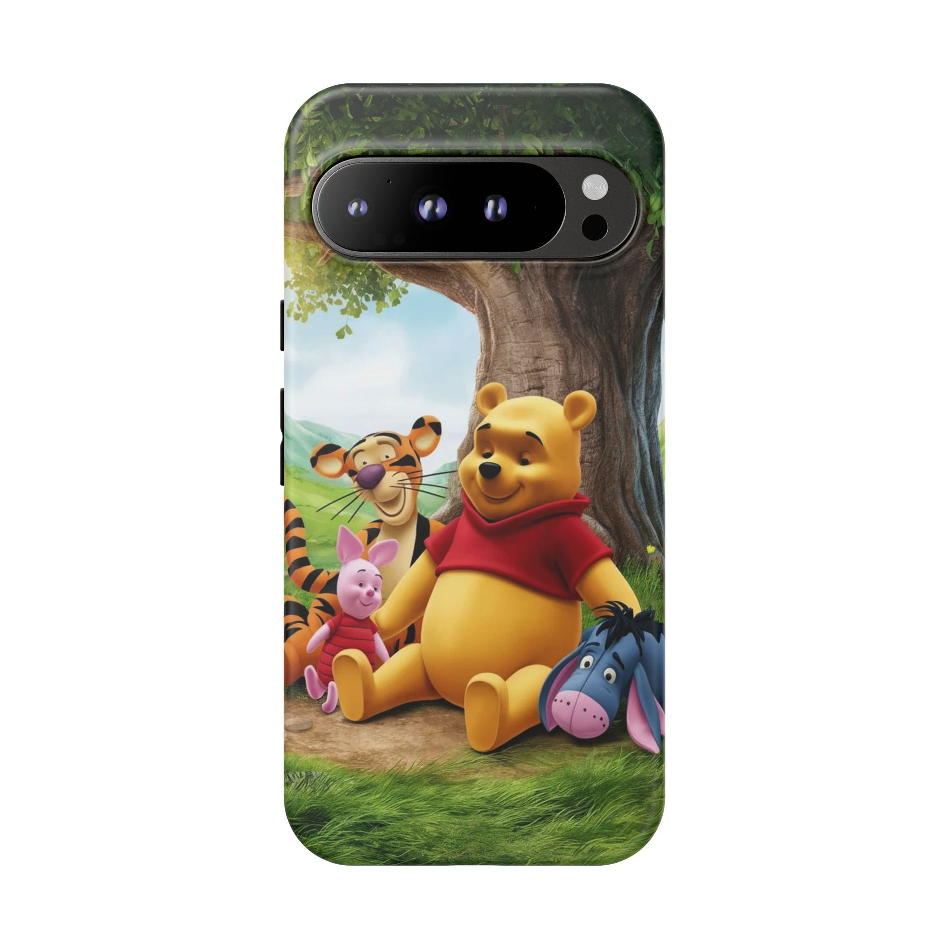 Cute Pooh Bear Phone Case, Tough Cases, Disney Phone for iPhones, Samsung, and Pixel