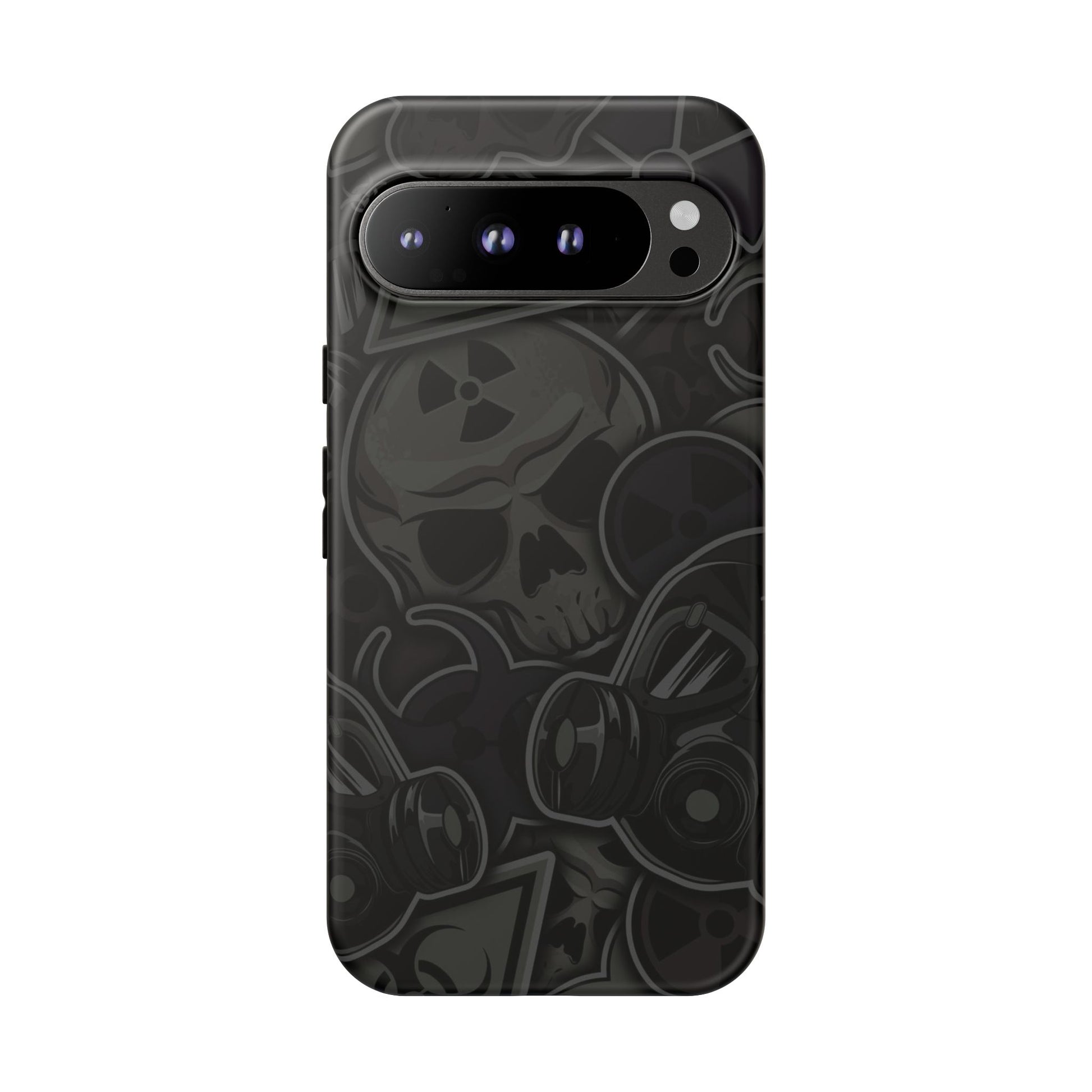 Tough Cases Phone Case, Edgy Skull Design Phone Cover, Gothic Cell Phone Shell