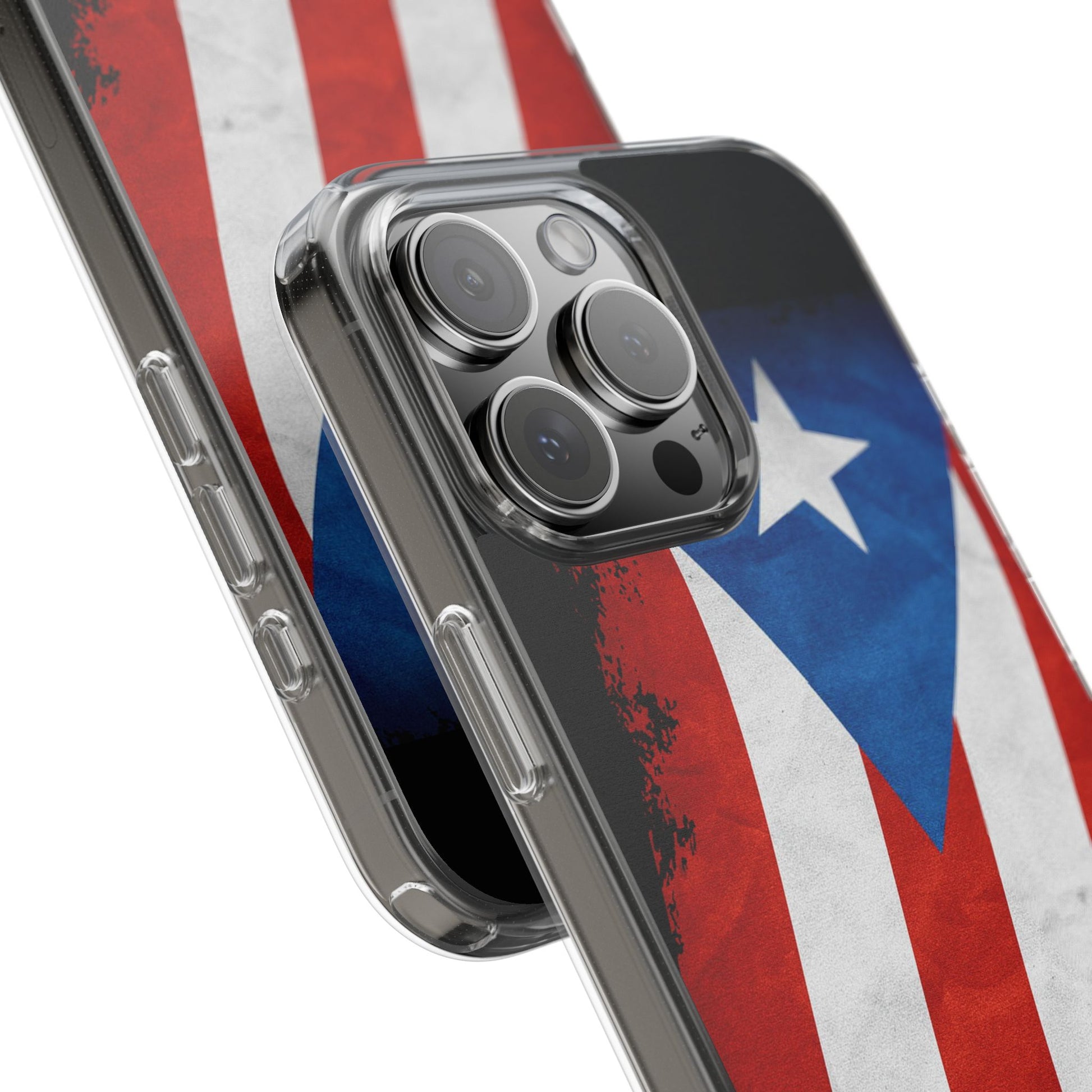 Puerto Rican Flag Art Inspired Iphone and Samsung Protective case
