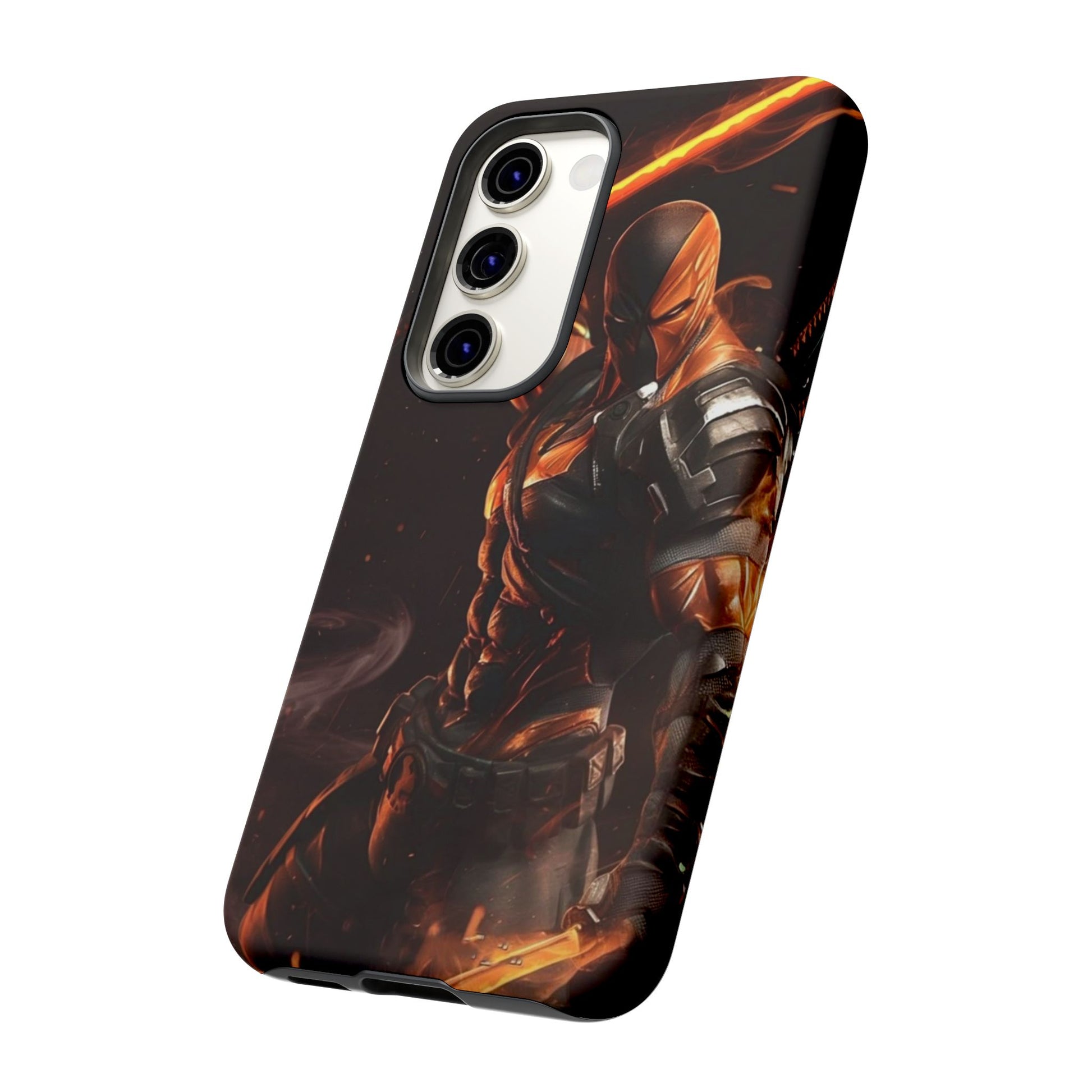 DC Comics Death Stroke Tough Cases for iPhones, Samsung, and Pixel