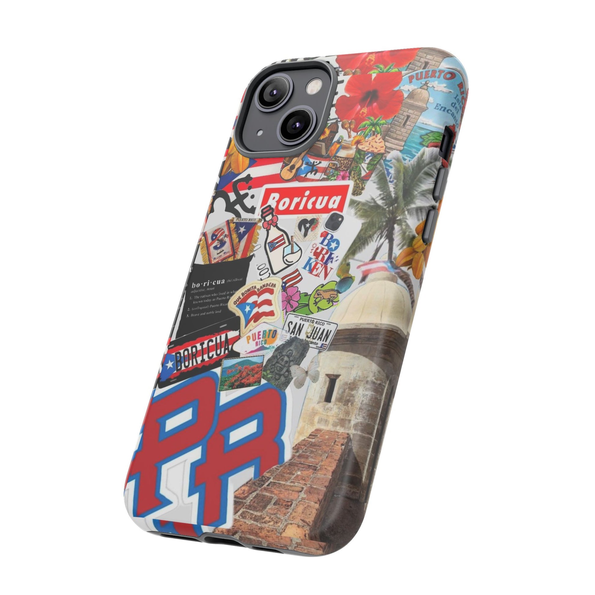Puerto Rico Boricua Art Tough Cases for iPhones, Samsung, and Pixel