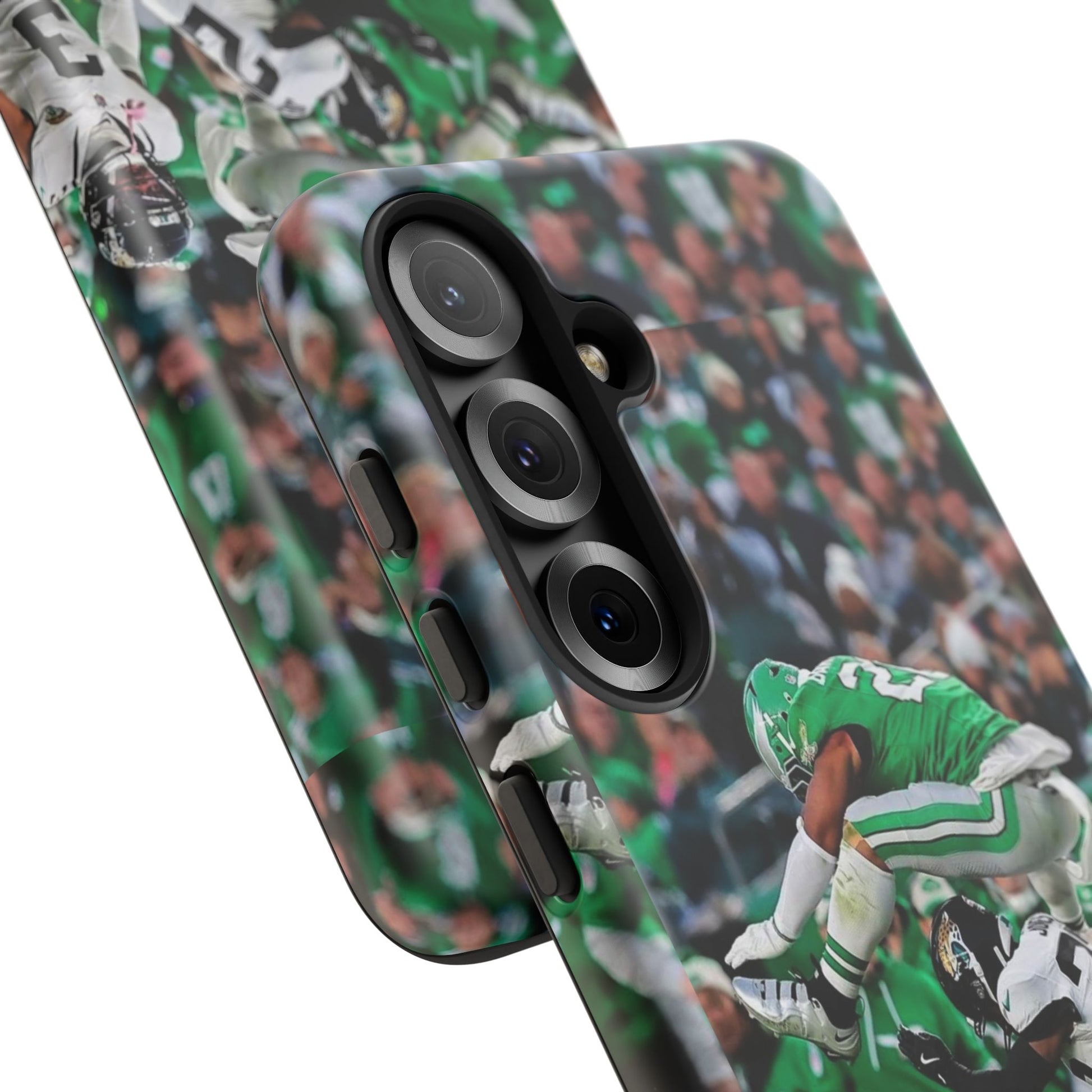 Saquon Barkley The Huddle Eagles Football Tough Cases for iPhones, Samsung, and Pixel