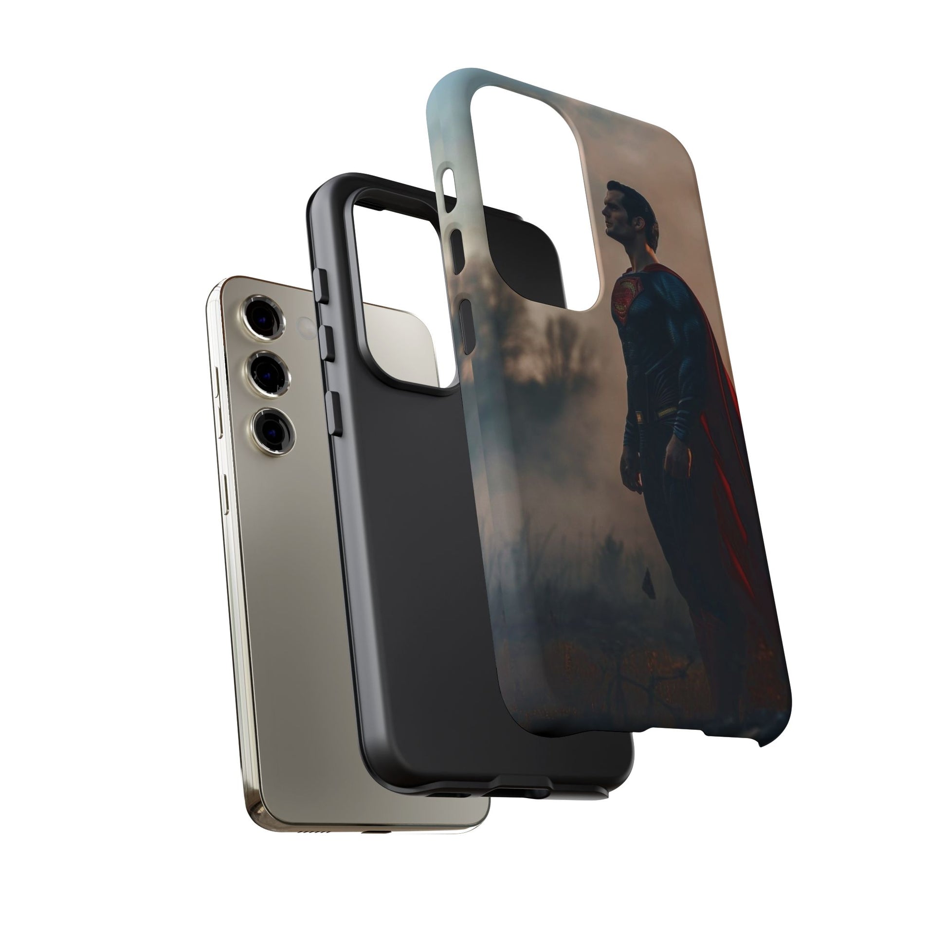 Henry Cavil Superman Tough Cases for iPhones, Samsung, and Pixel