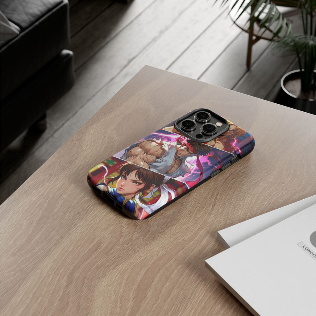 Street Fighter Gamer Theme Tough Cases for iPhones, Samsung, and Pixel