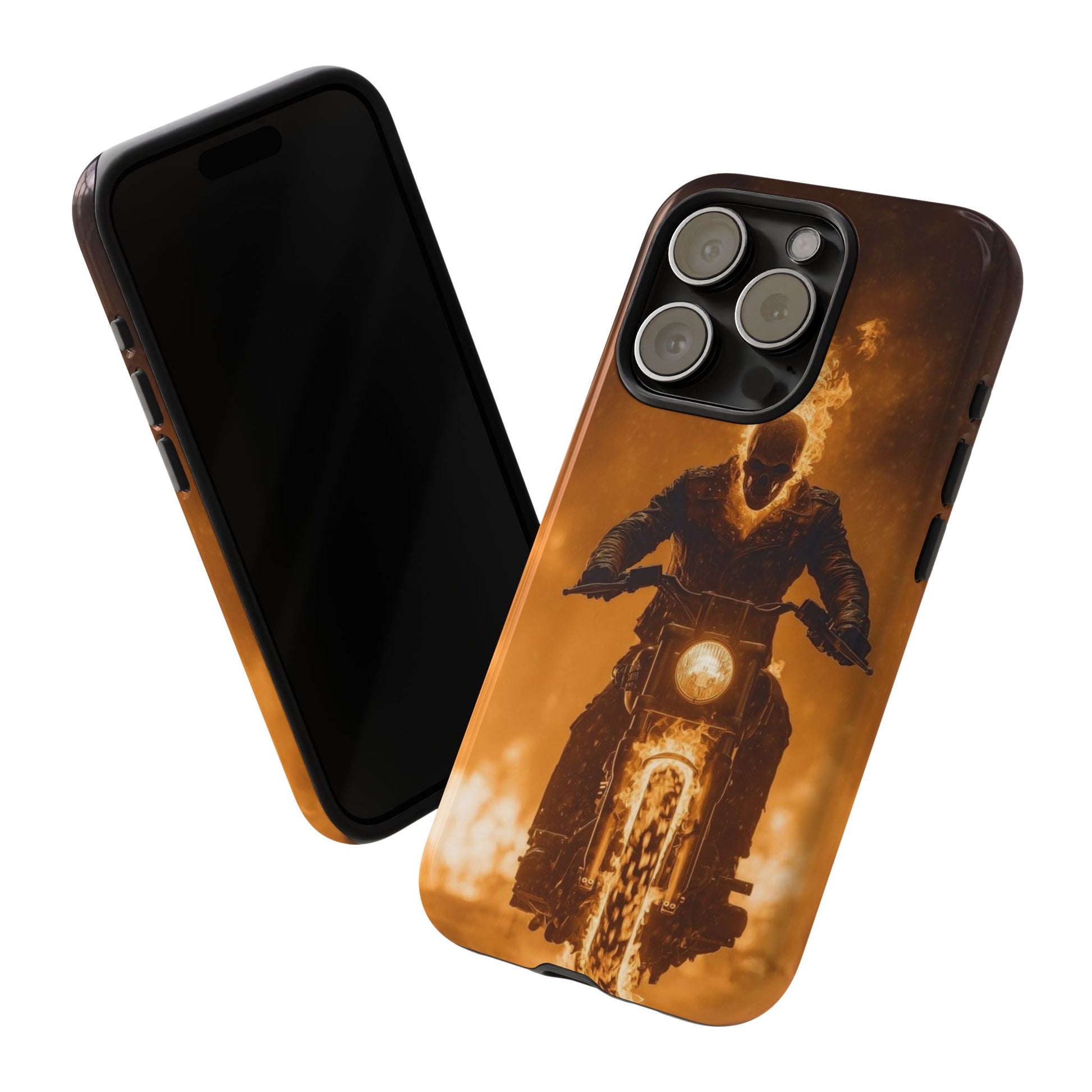 Marvel's Ghostrider Tough Cases for iPhones, Samsung, and Pixel