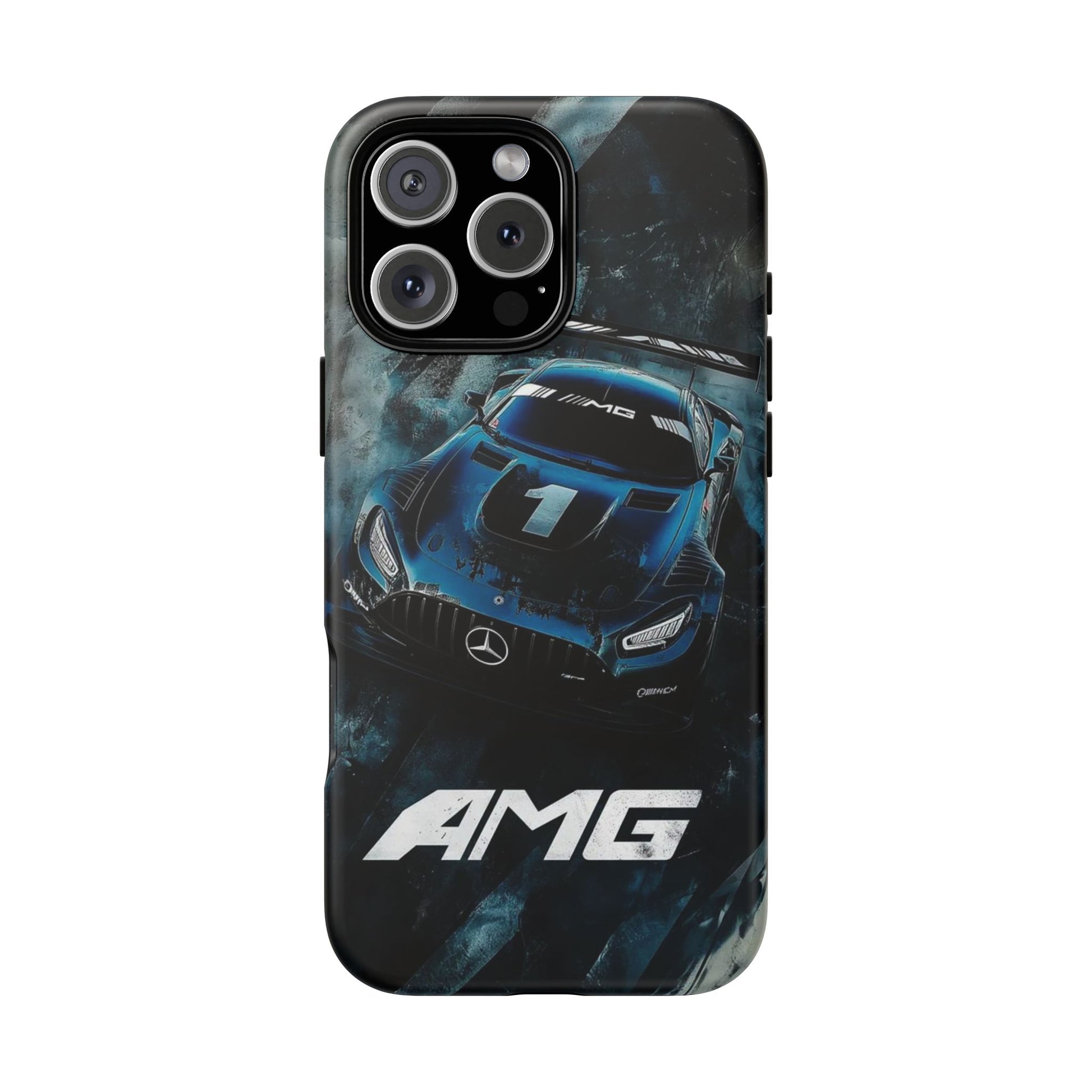Mercedes AMG Racing Car Tough Cases for iPhones, Samsung, and Pixel