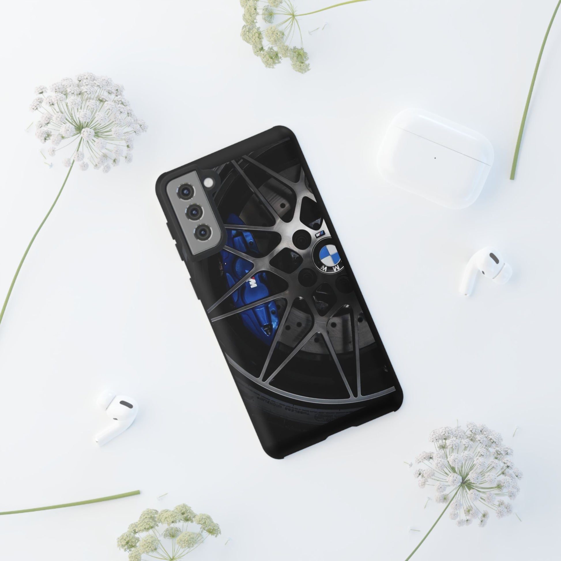 BMW M3 Racing Wheels Tough Cases for iPhones, Samsung, and Pixel