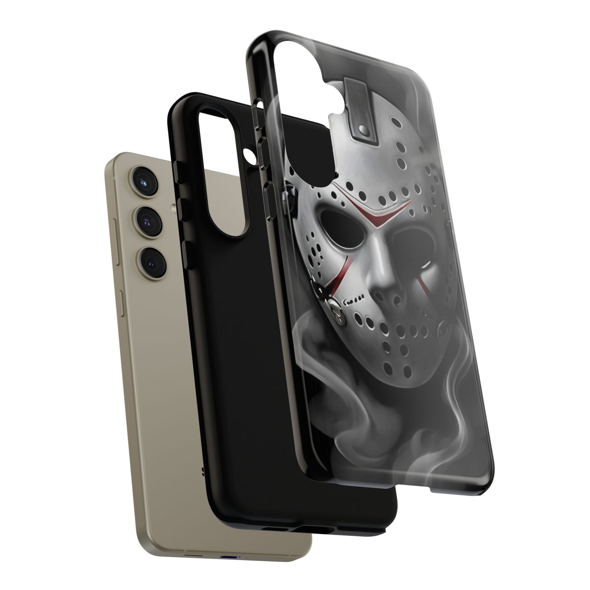 Friday the 13th Jason's Mask Tough Cases for iPhones, Samsung, and Pixel