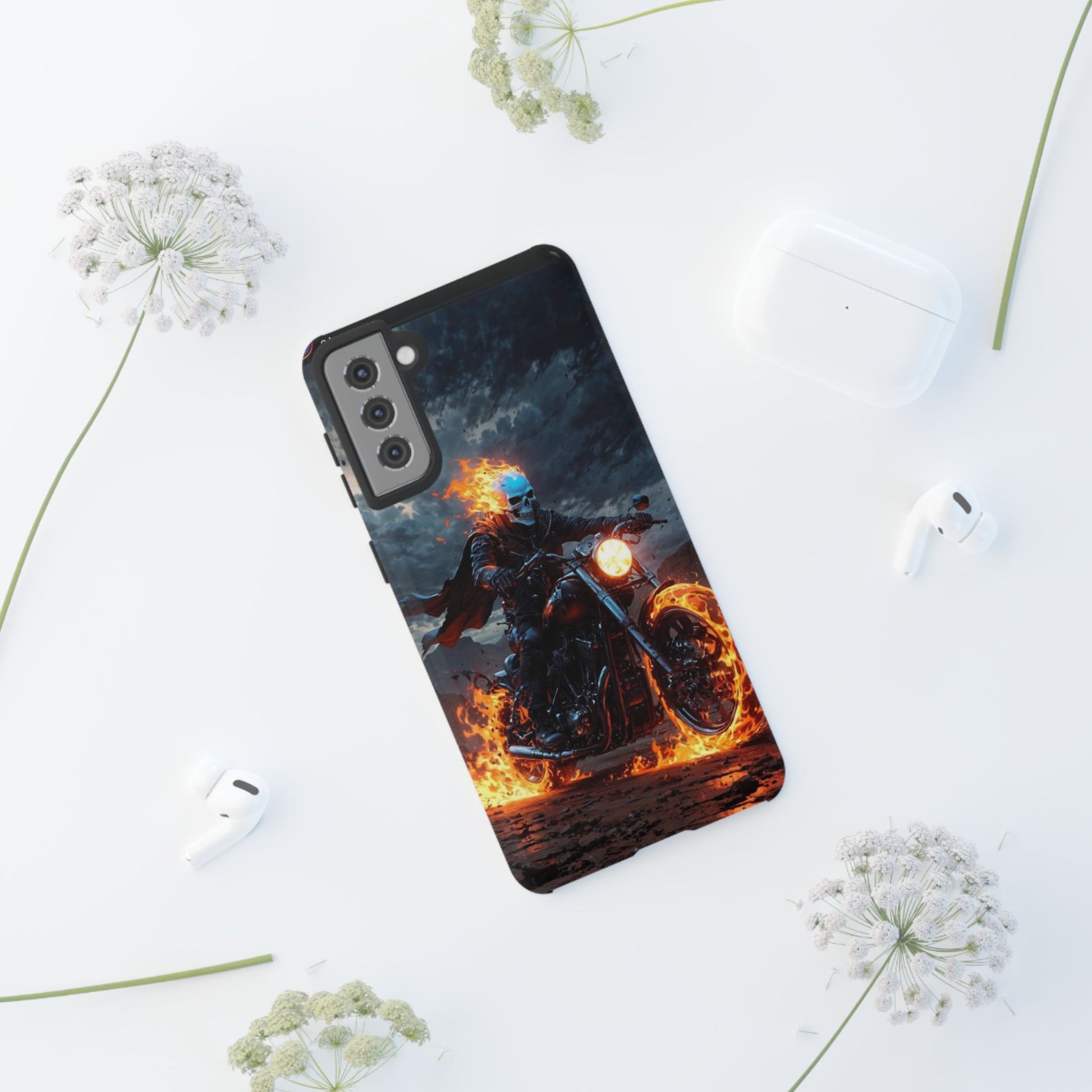 Marvel's Ghost Rider Tough Cases for iPhones, Samsung, and Pixel