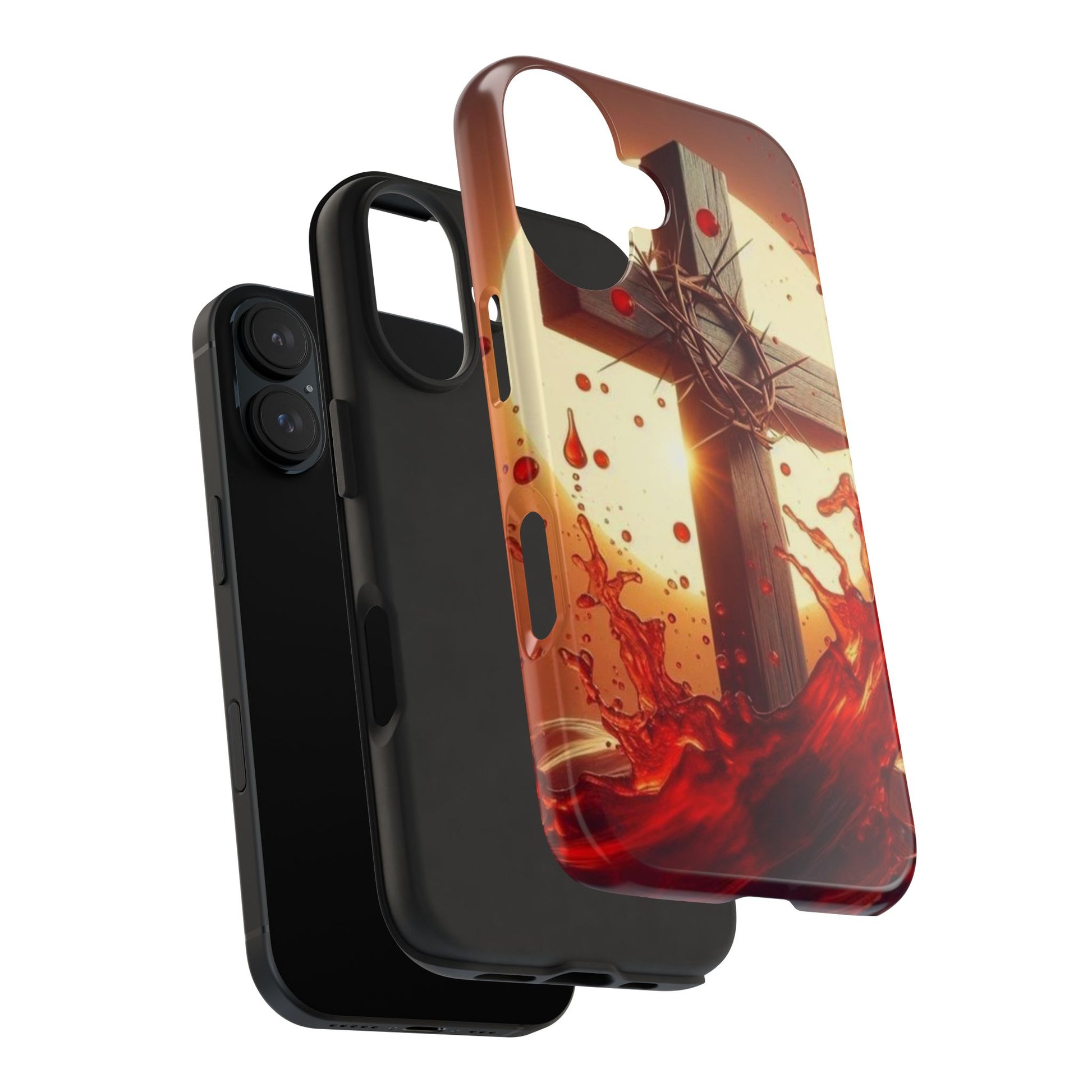 Blood of Christ Christian Theme Phone Cases for iPhones & Samsung Phones