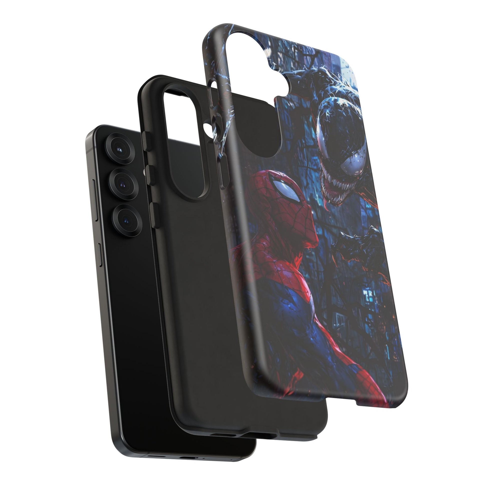 Venom x Spiderman Phone Case, Tough Cases for iPhones, Samsung, and Pixel