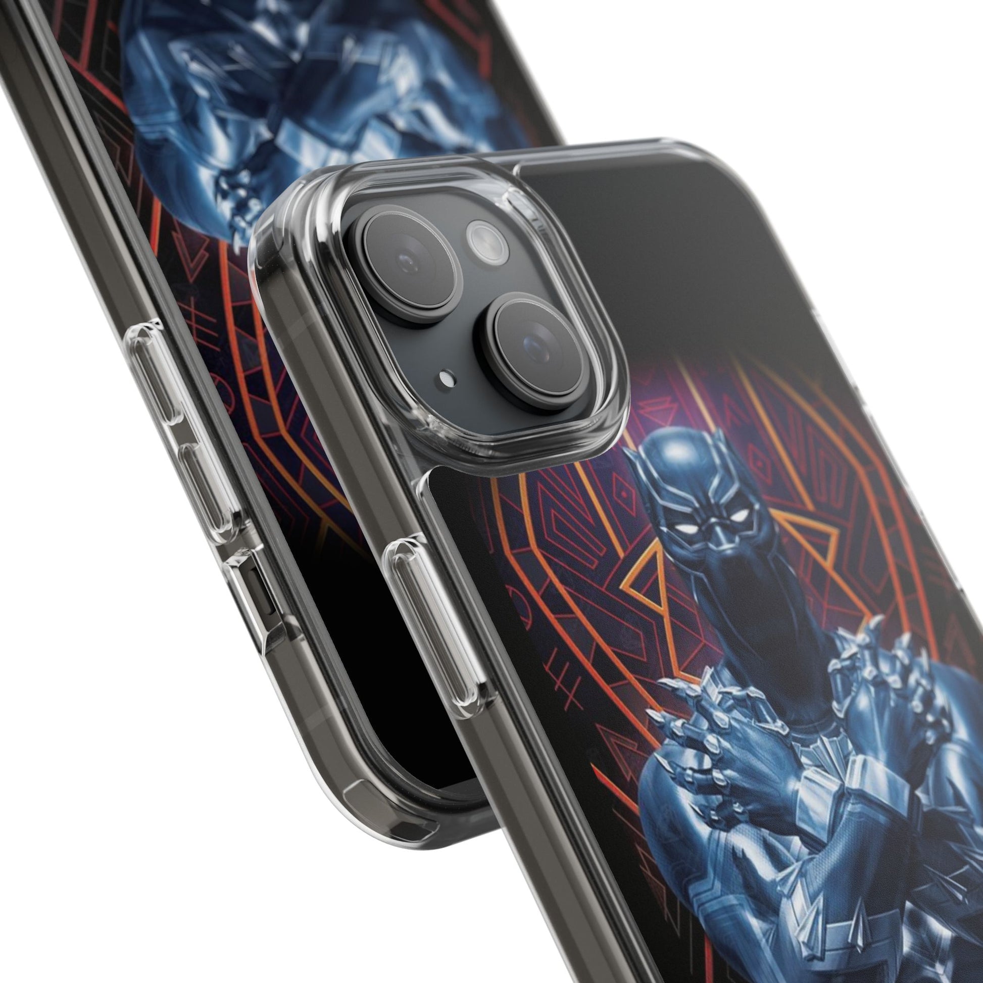 Black Panther Super Hero iPhone & Samsung Case, Wireless Charging compatible