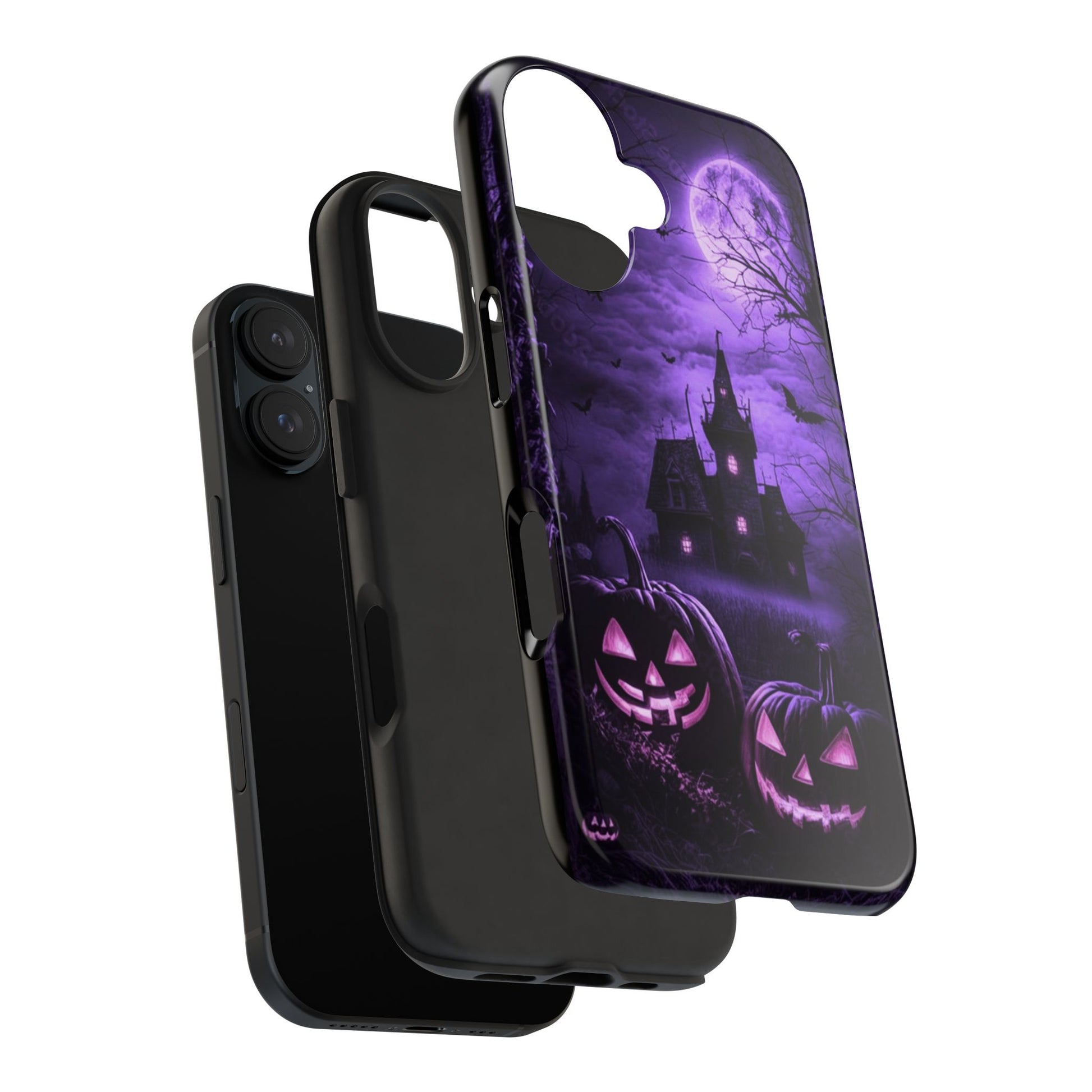 Haunted House Halloween Theme Phone Cases for iPhones & Samsung Phones
