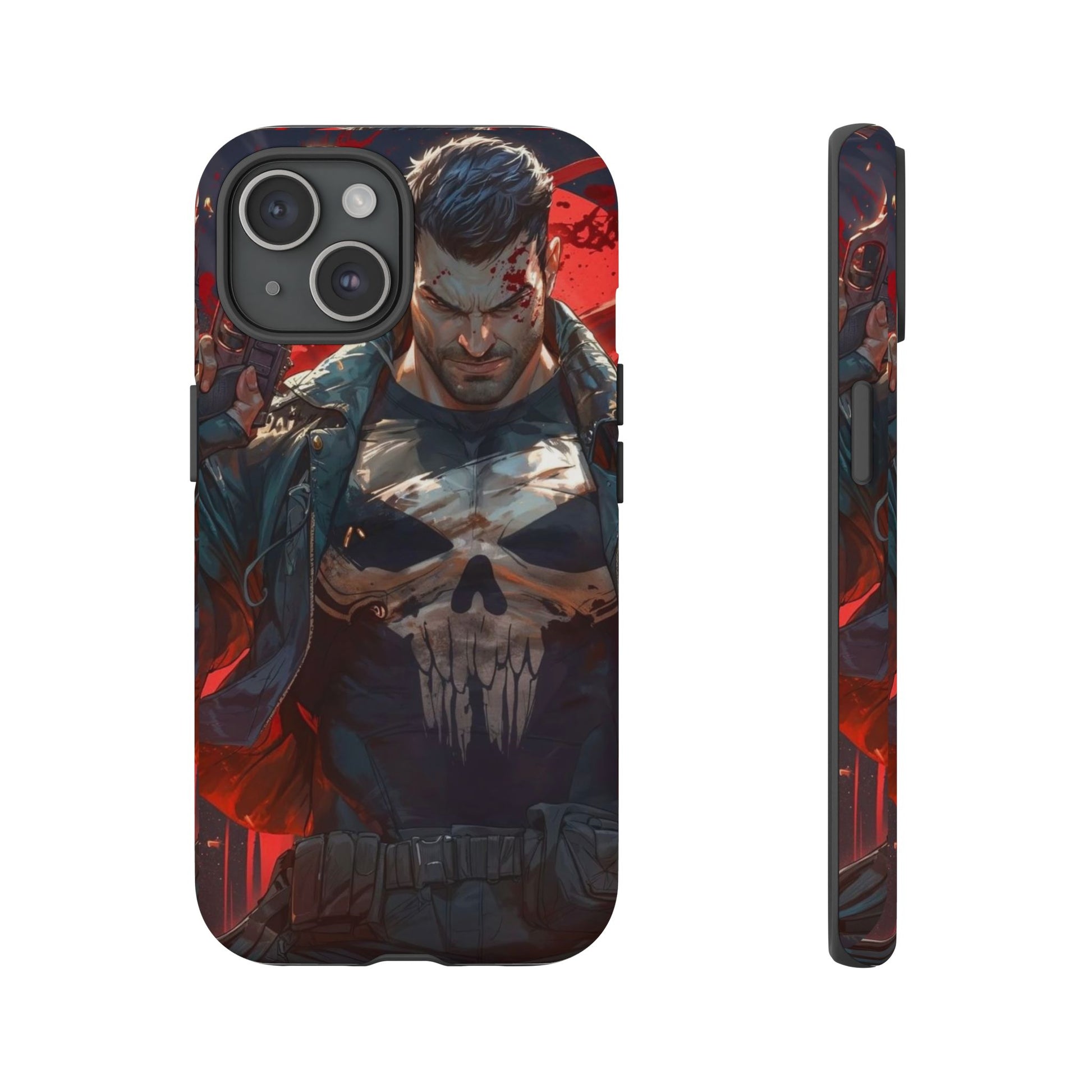 Punisher Tough Cases for iPhones, Samsung, and Pixel