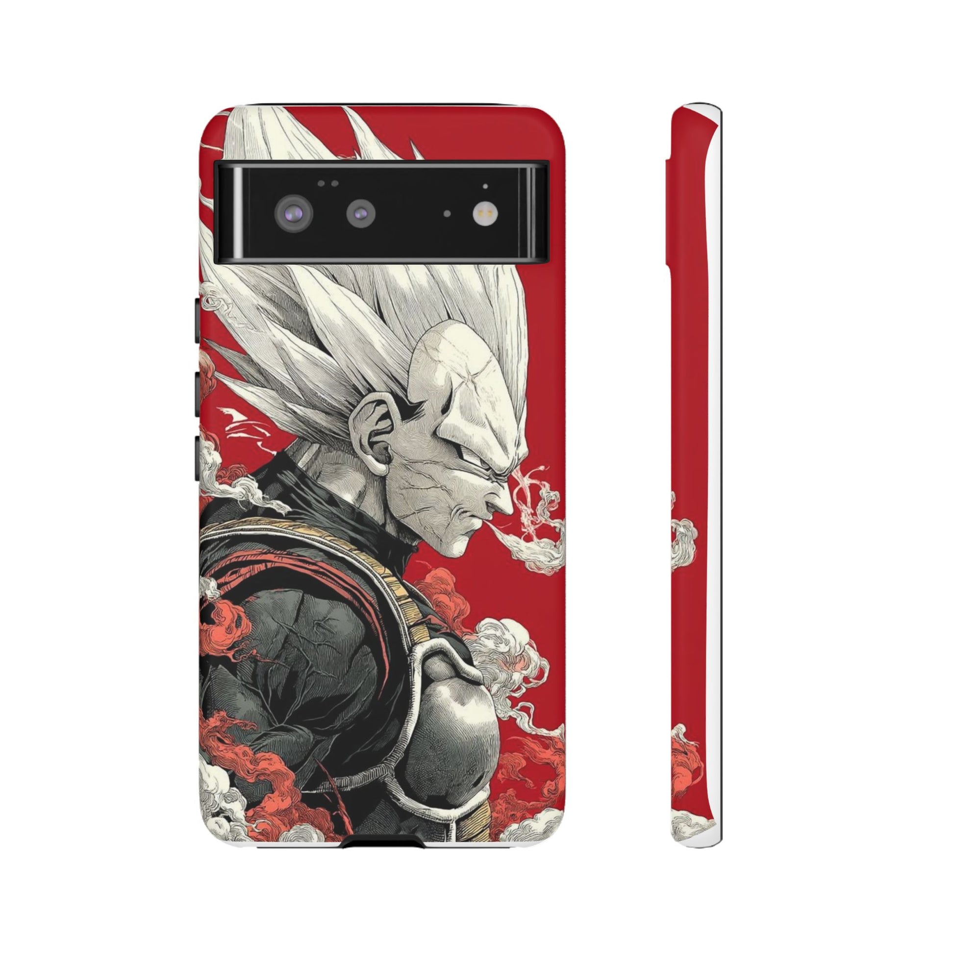 Dragon Ball Z Vegeta Anime Tough Cases for iPhones, Samsung, and Pixel
