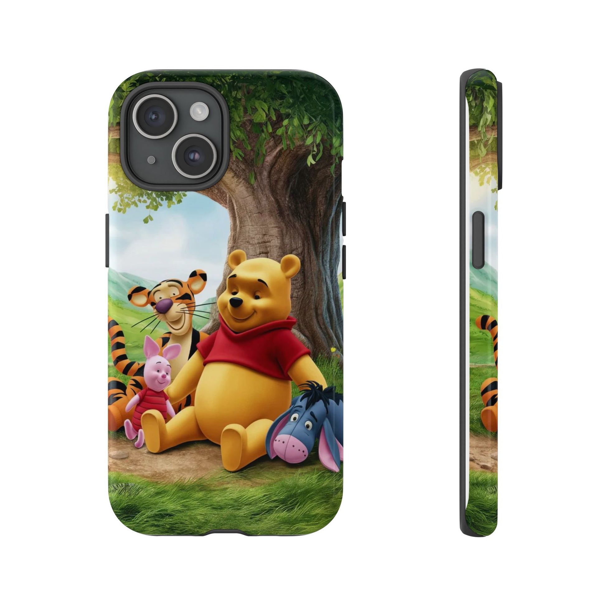 Cute Pooh Bear Phone Case, Tough Cases, Disney Phone for iPhones, Samsung, and Pixel