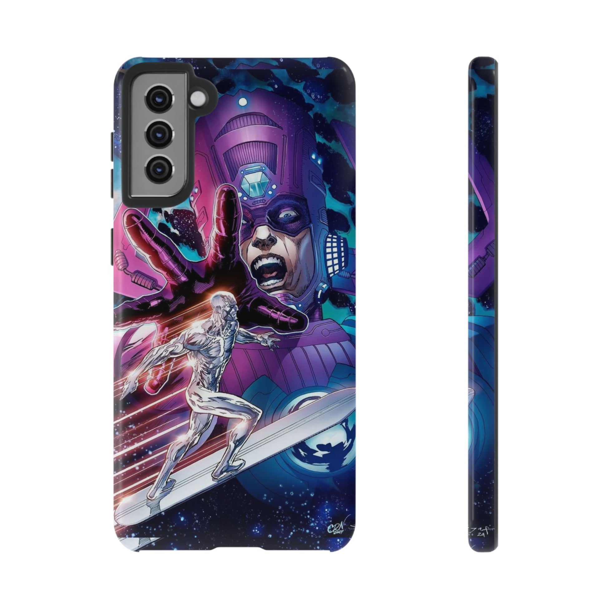 Galactus x Silver Surfer Marvel Phone Case, Tough Cases for iPhones, Samsung, and Pixel