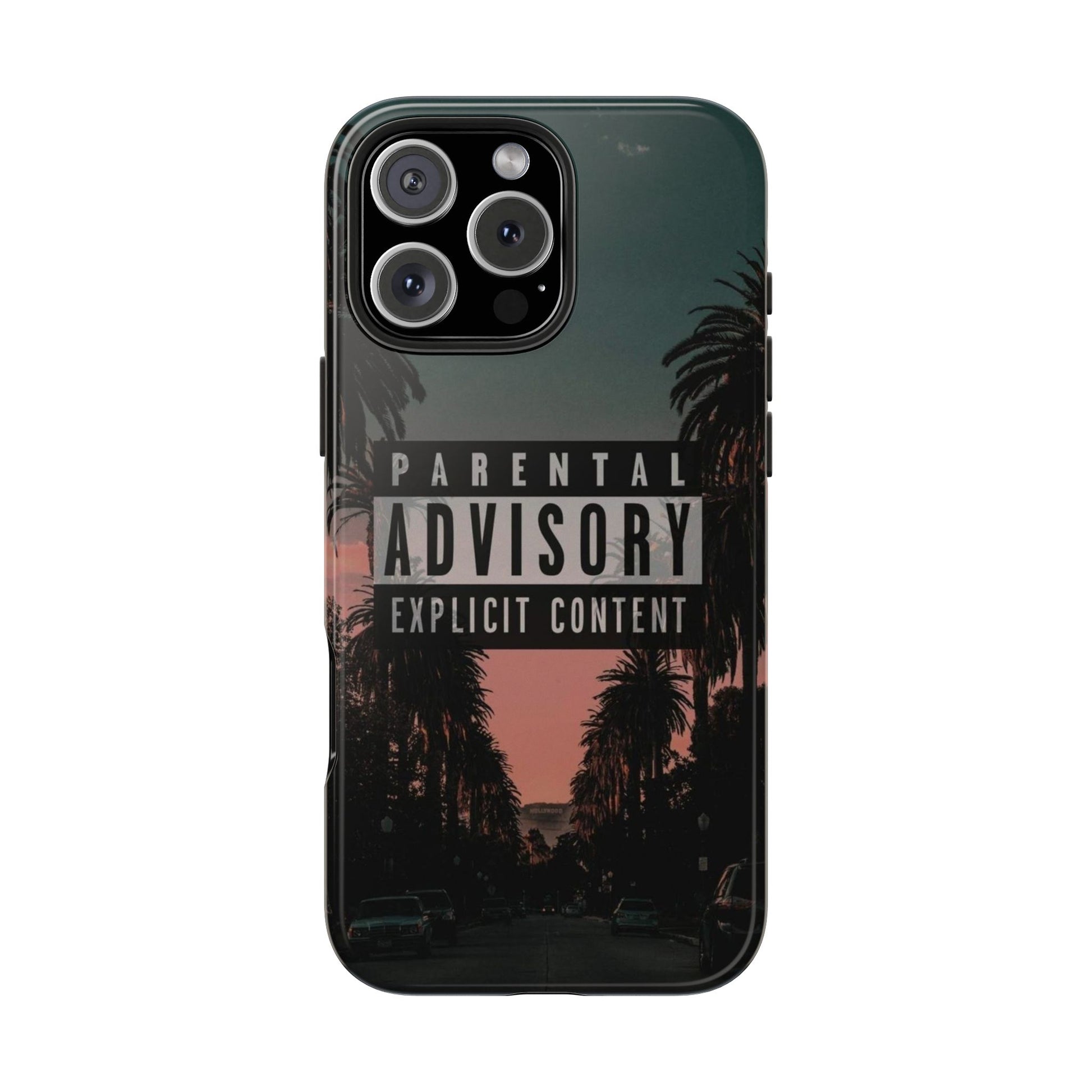 Parental Advisory Tough Phone Cases for Iphones & Samsung Durable