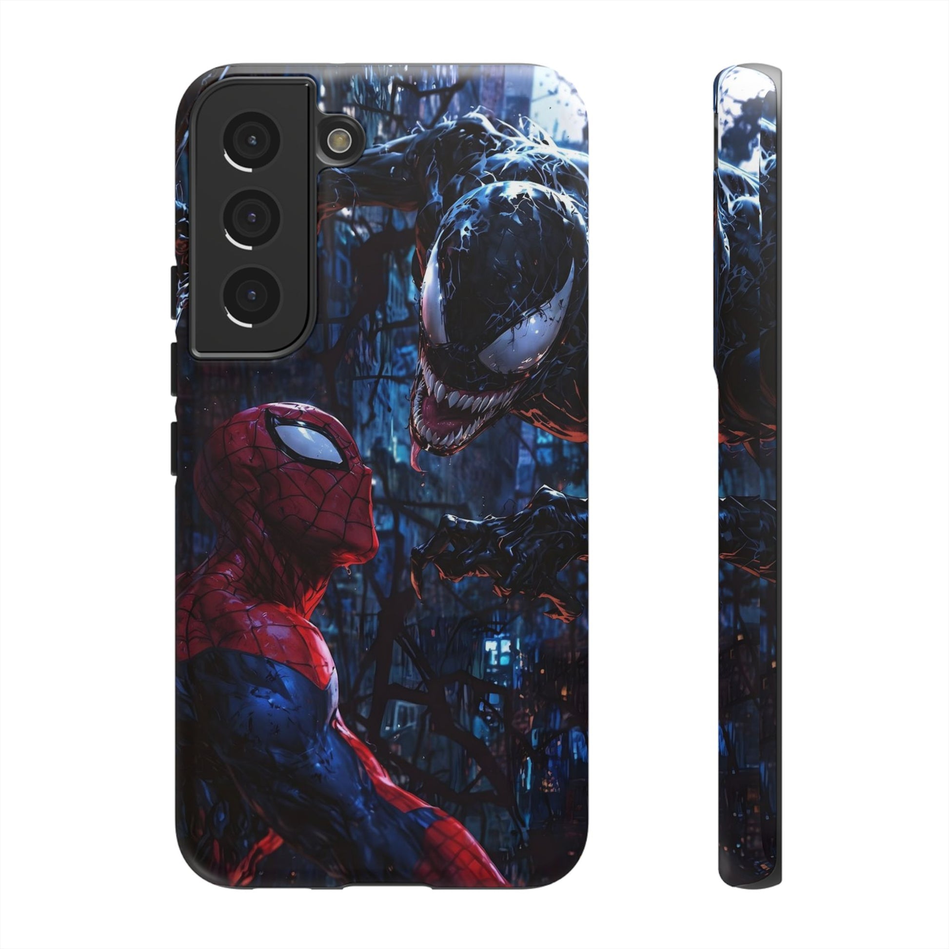 Venom x Spiderman Phone Case, Tough Cases for iPhones, Samsung, and Pixel
