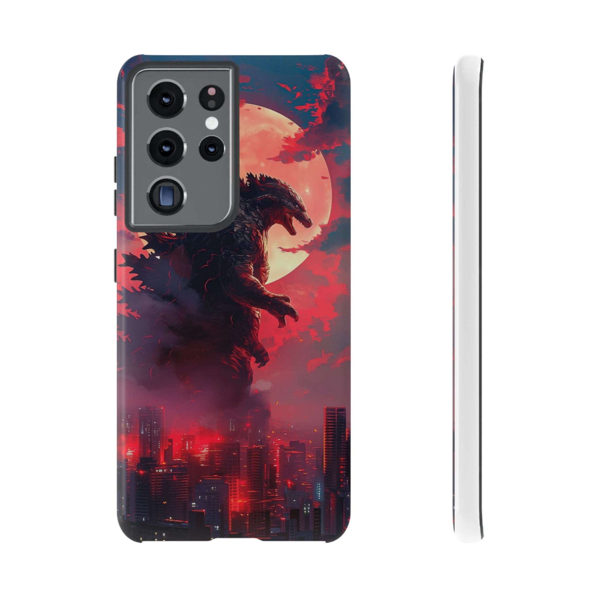 King of Monsters Godzilla Tough Phone Cases for iPhones, Samsung, and Pixel