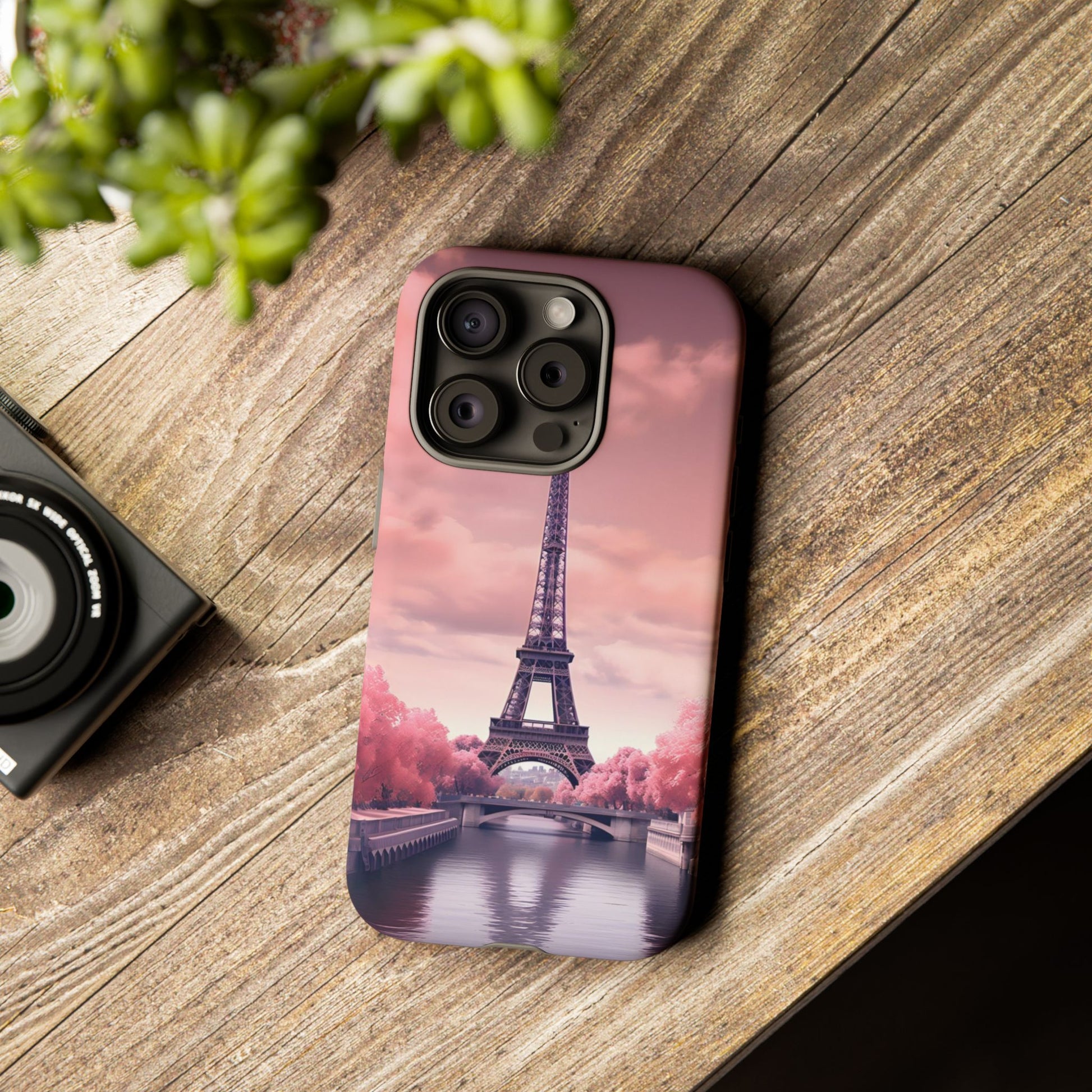 Eiffel Tower Paris Tough Cases for iPhones, Samsung, and Pixel