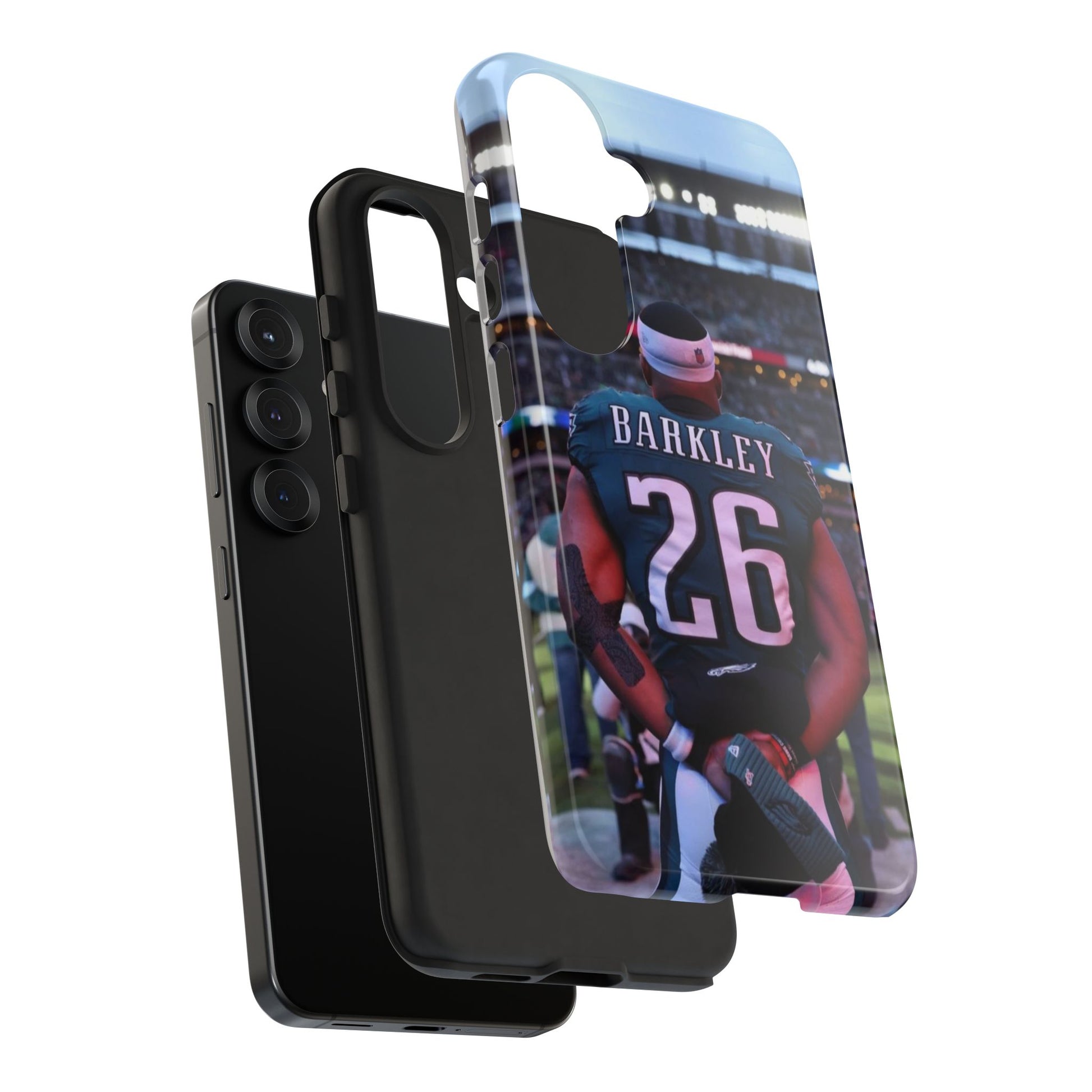 Eagles Football Saquon Barkley Tough Cases for iPhones, Samsung, and Pixel
