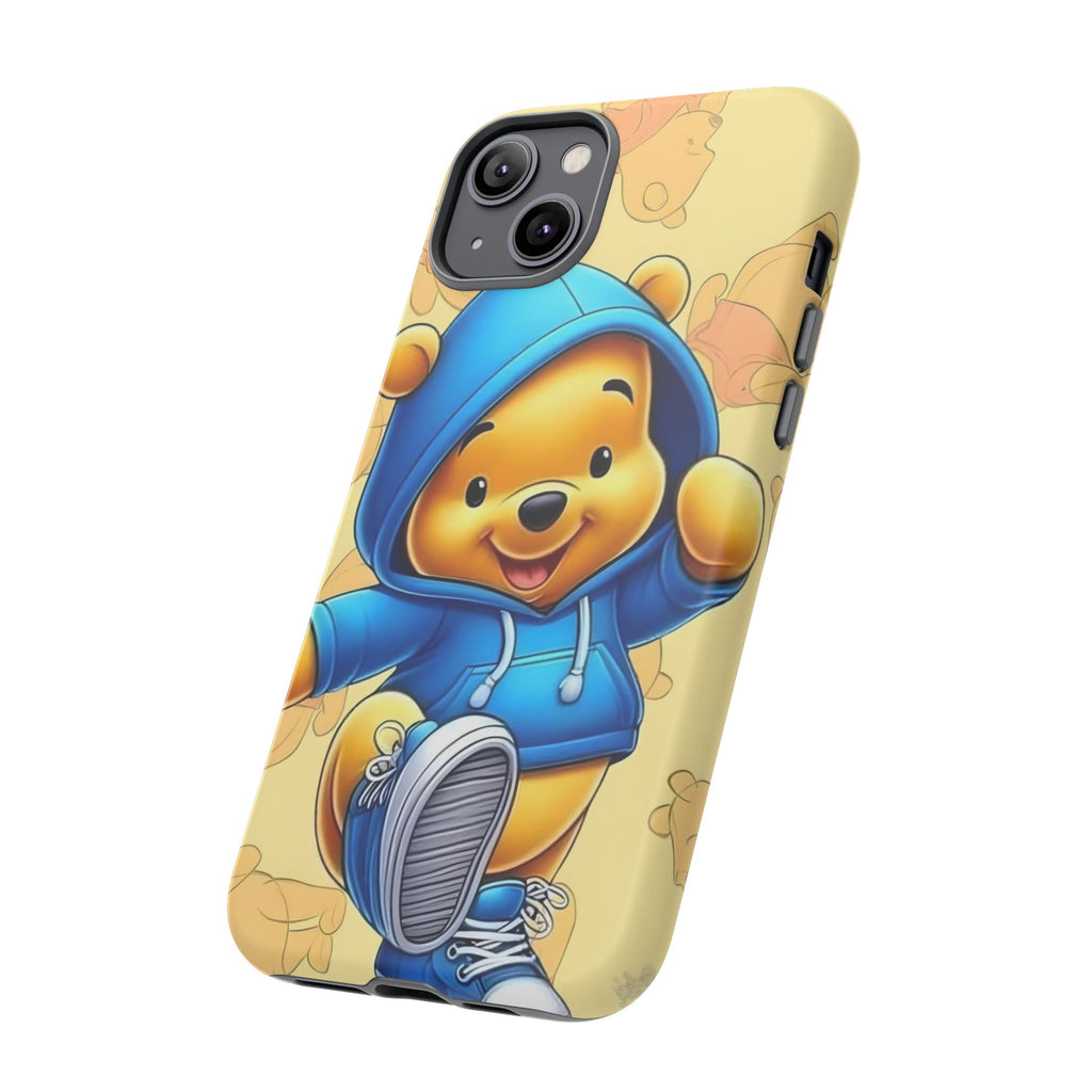 Cute Pooh Bear Phone Case, Tough Case
