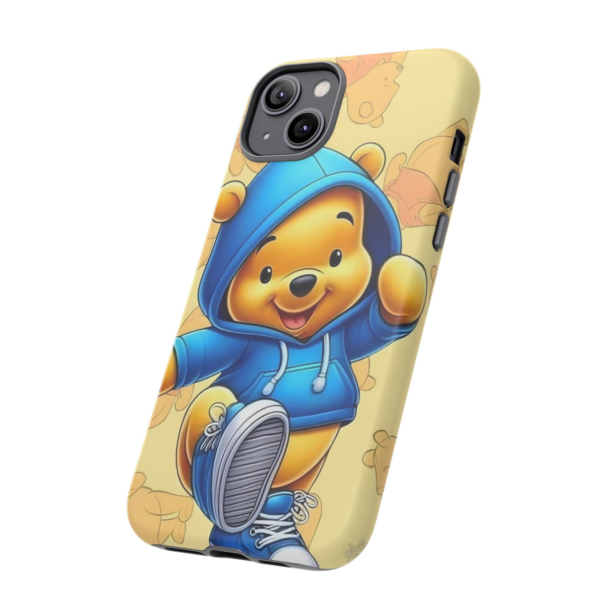Cute Pooh Bear Phone Case, Tough Case