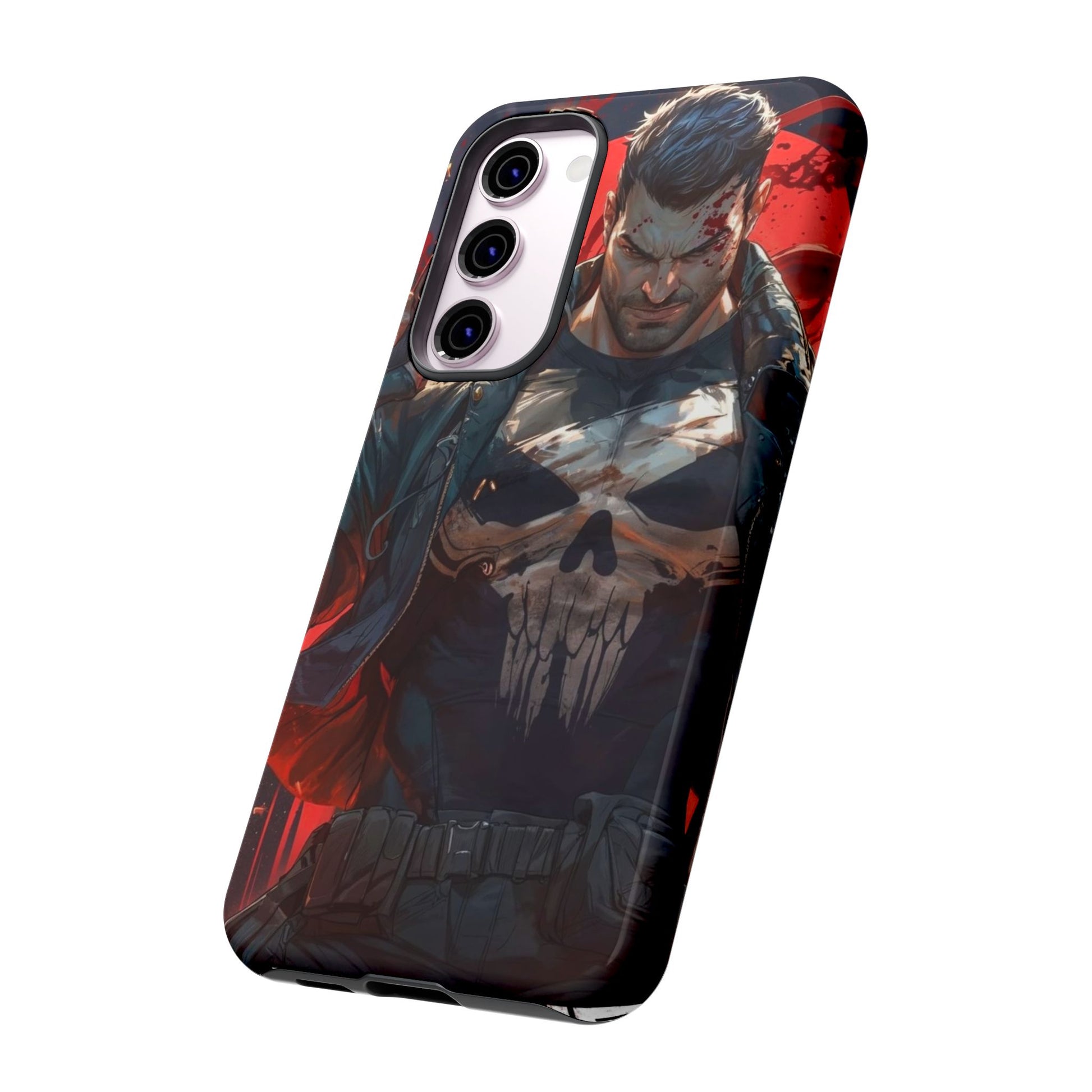 Punisher Tough Cases for iPhones, Samsung, and Pixel
