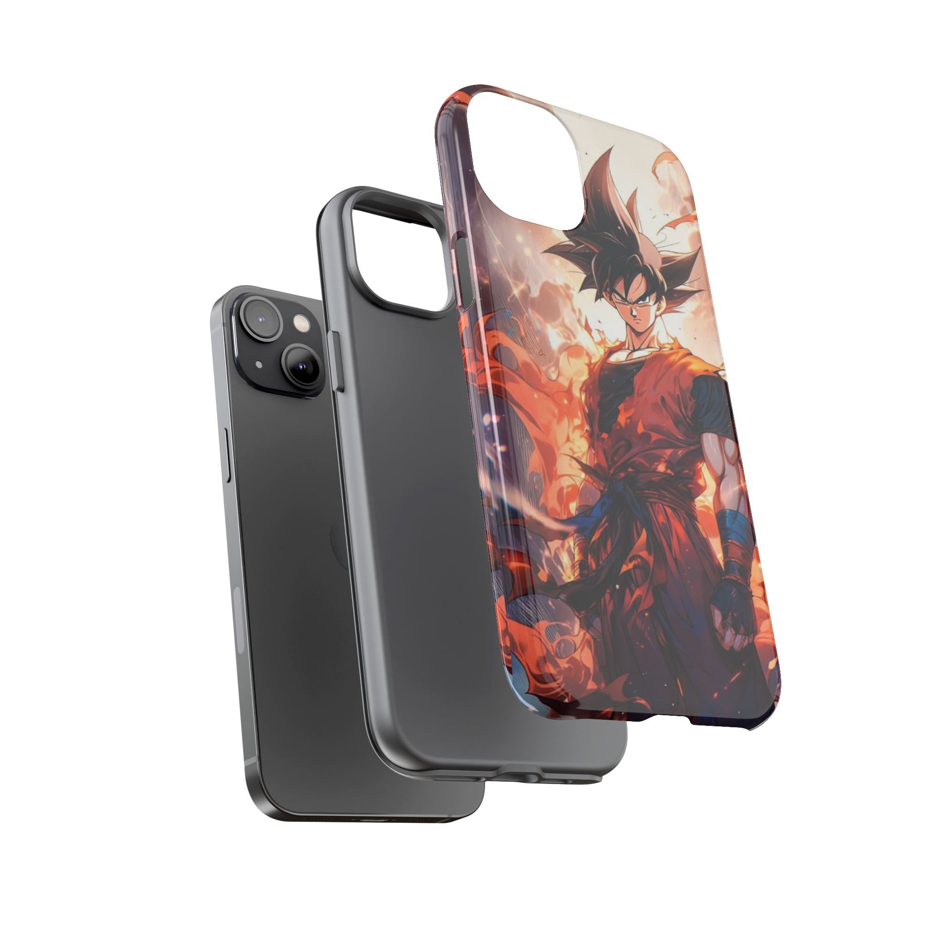Anime Manga Dragon Ball Z Goku Tough Cases for iPhones, Samsung, and Pixel