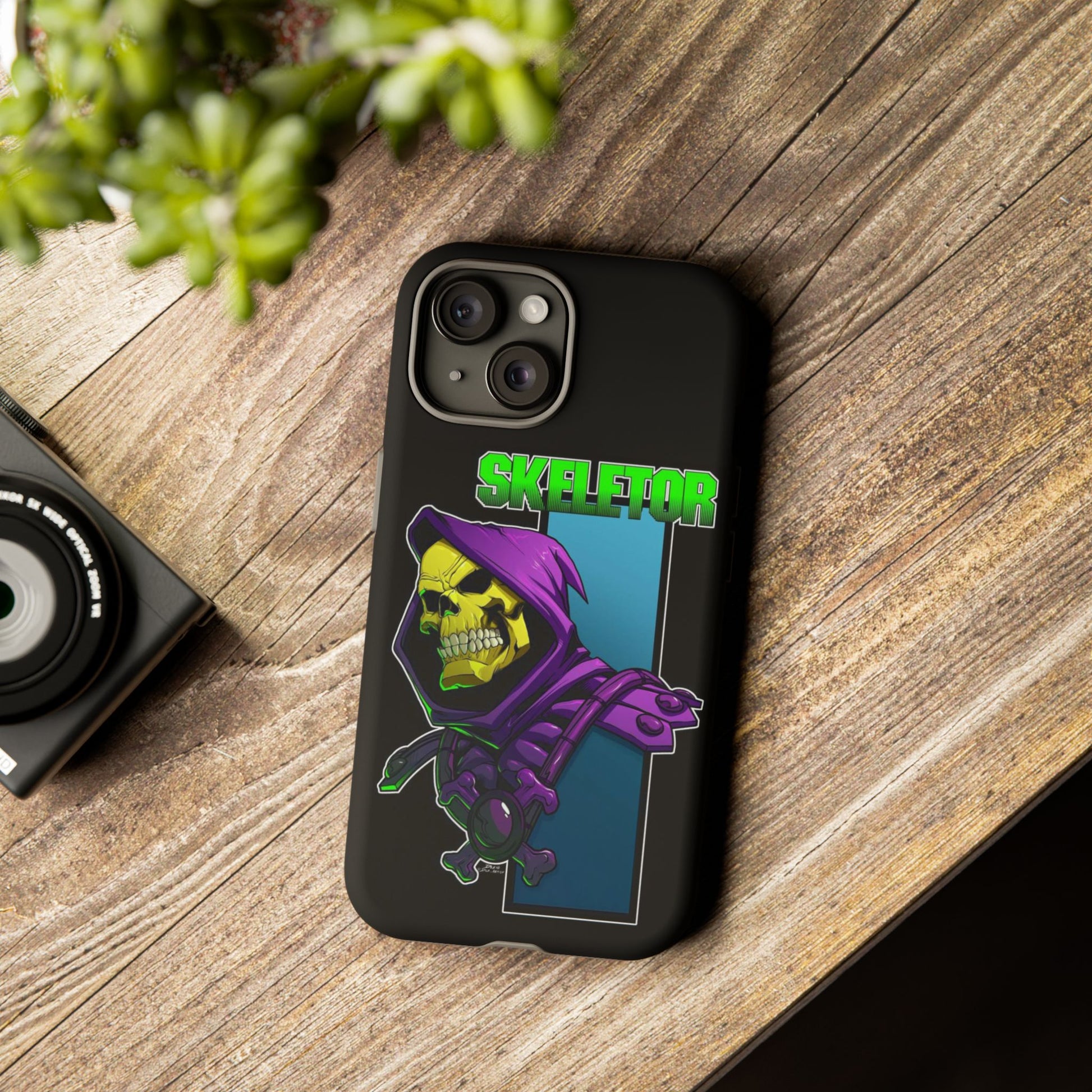 Skeletor Tough Cases for iPhones, Samsung, and Pixel