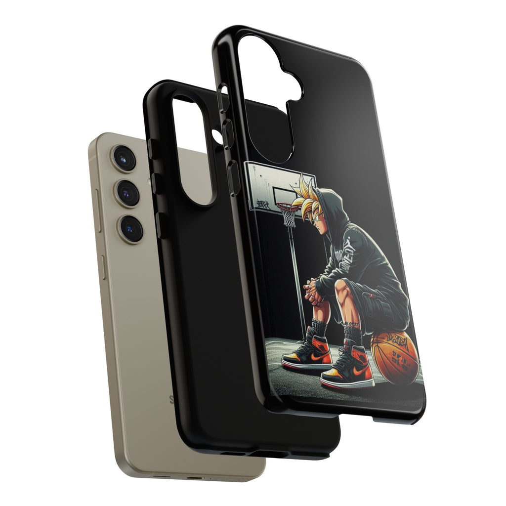 Son Goku Basketball Tough Cases for iPhones, Samsung, and Pixel