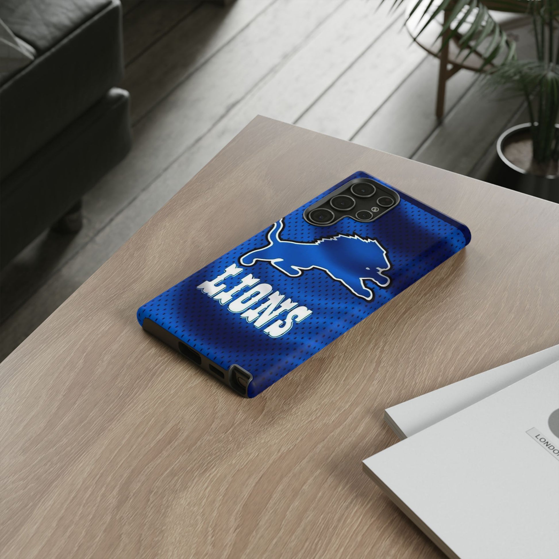 Detroit Lions Football Jersey Phone Case, Tough Cases for iPhones, Samsung, and Pixel