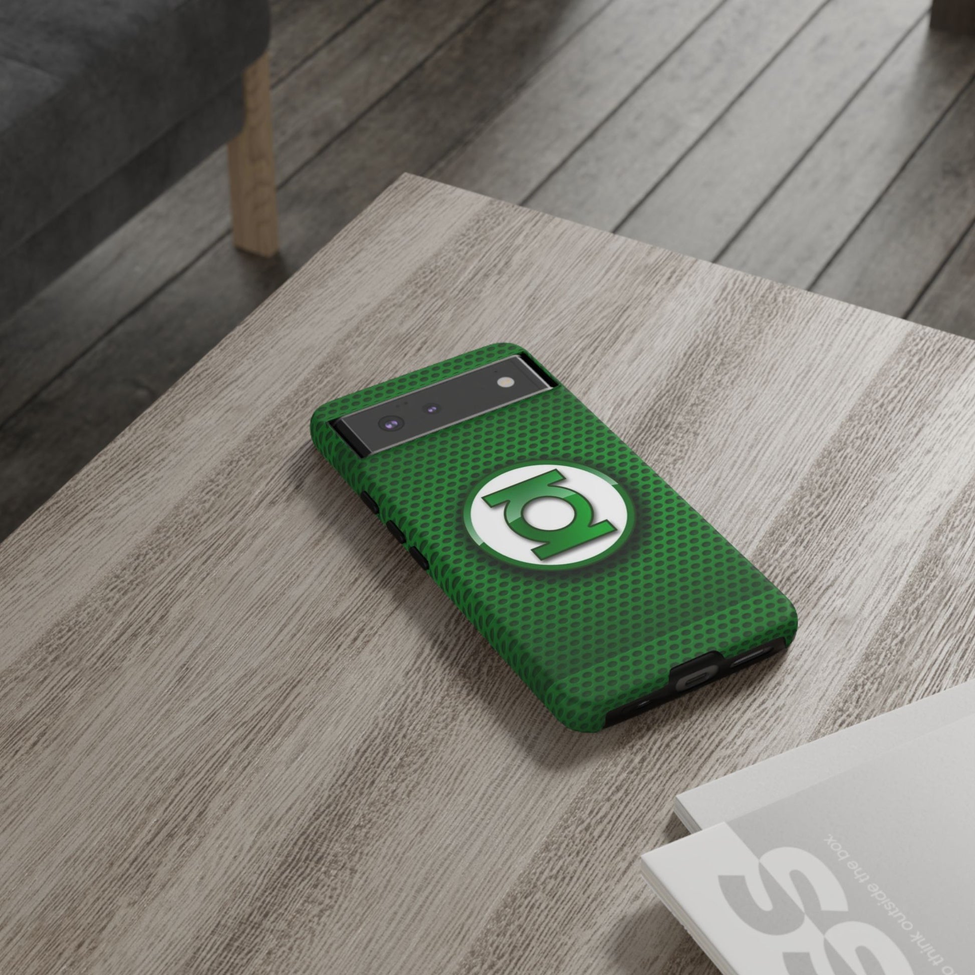 Green Lantern Logo Phone Case, Tough Cases, DC Case for iPhones, Samsung, and Pixel