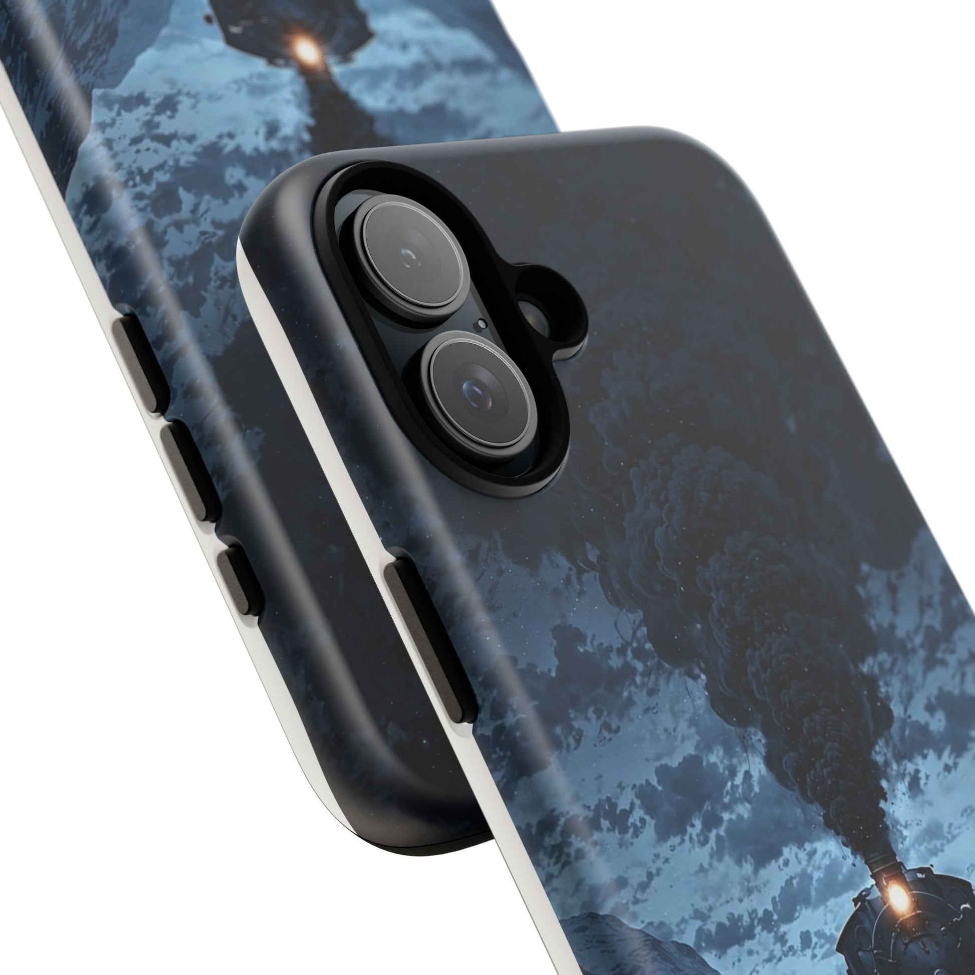 Steam Engine Train Themed Tough Cases for iPhones, Samsung, and Pixel