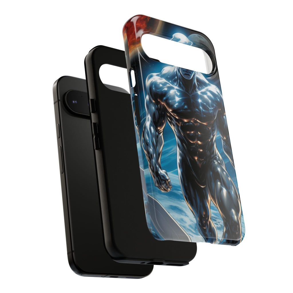 The Silver Surfer Comic Art Phone Case, Tough Cases for iPhones, Samsung, and Pixel