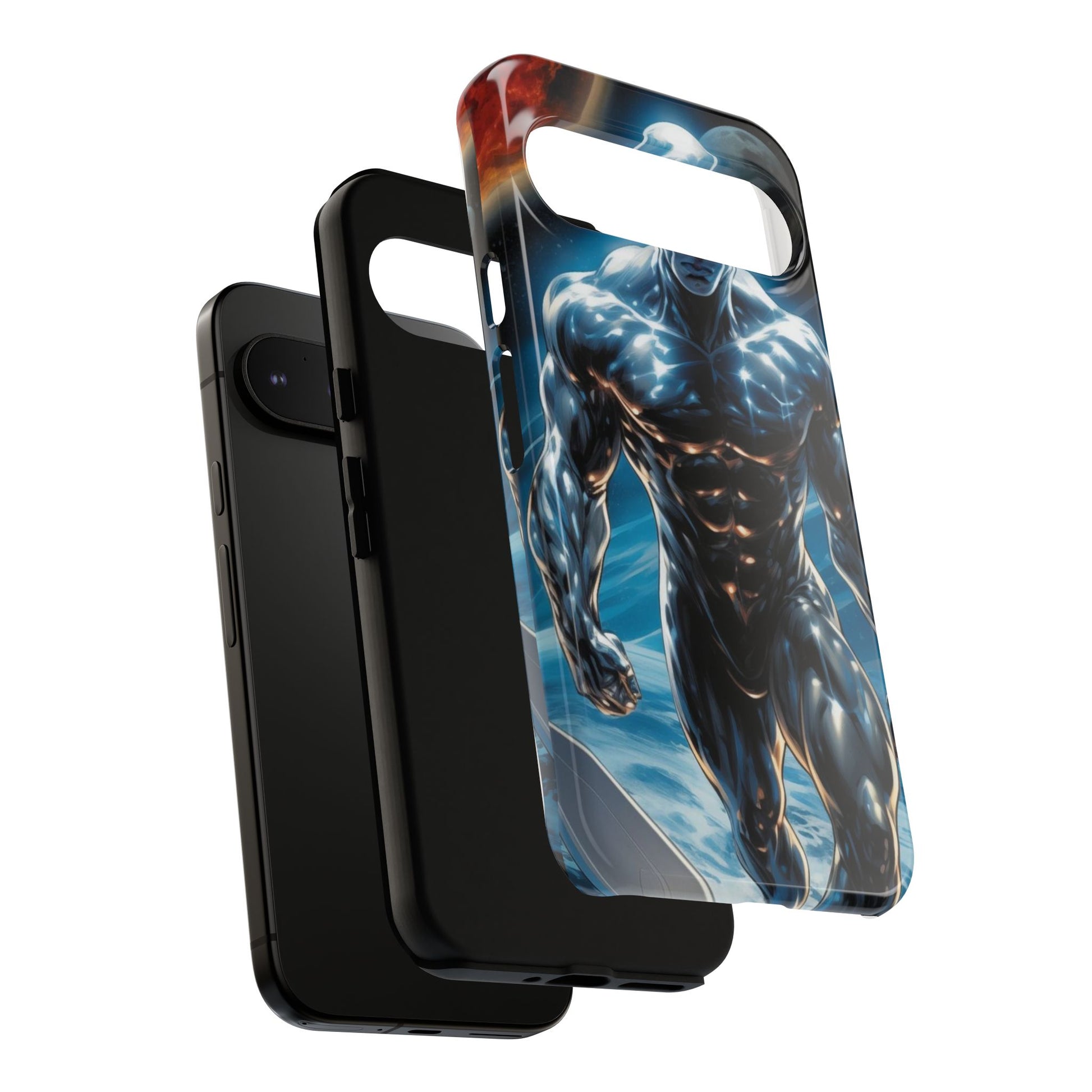 The Silver Surfer Comic Art Phone Case, Tough Cases for iPhones, Samsung, and Pixel