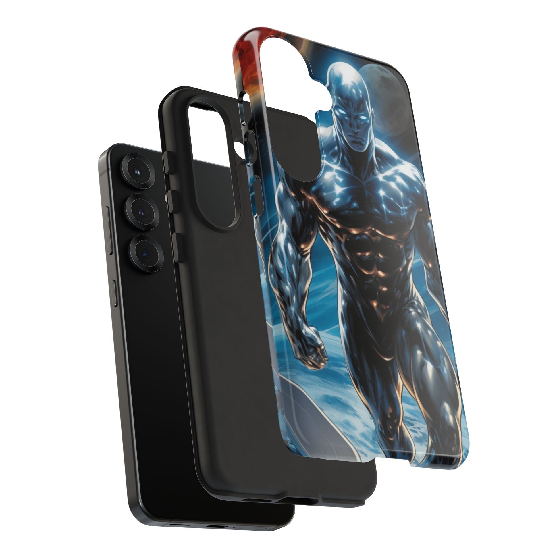 The Silver Surfer Comic Art Phone Case, Tough Cases for iPhones, Samsung, and Pixel