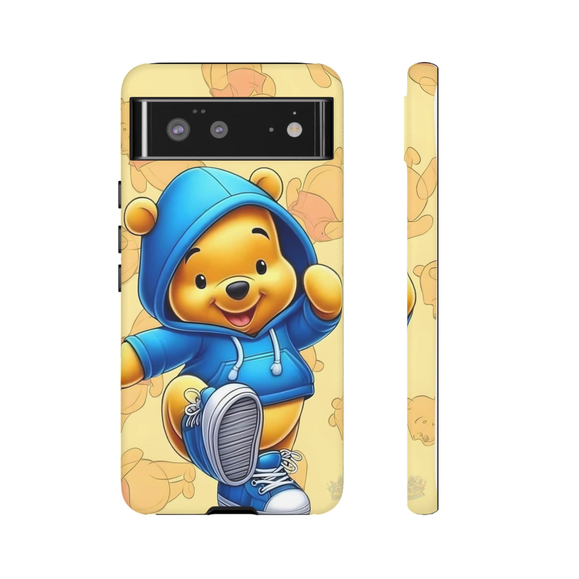 Cute Pooh Bear Phone Case, Tough Case