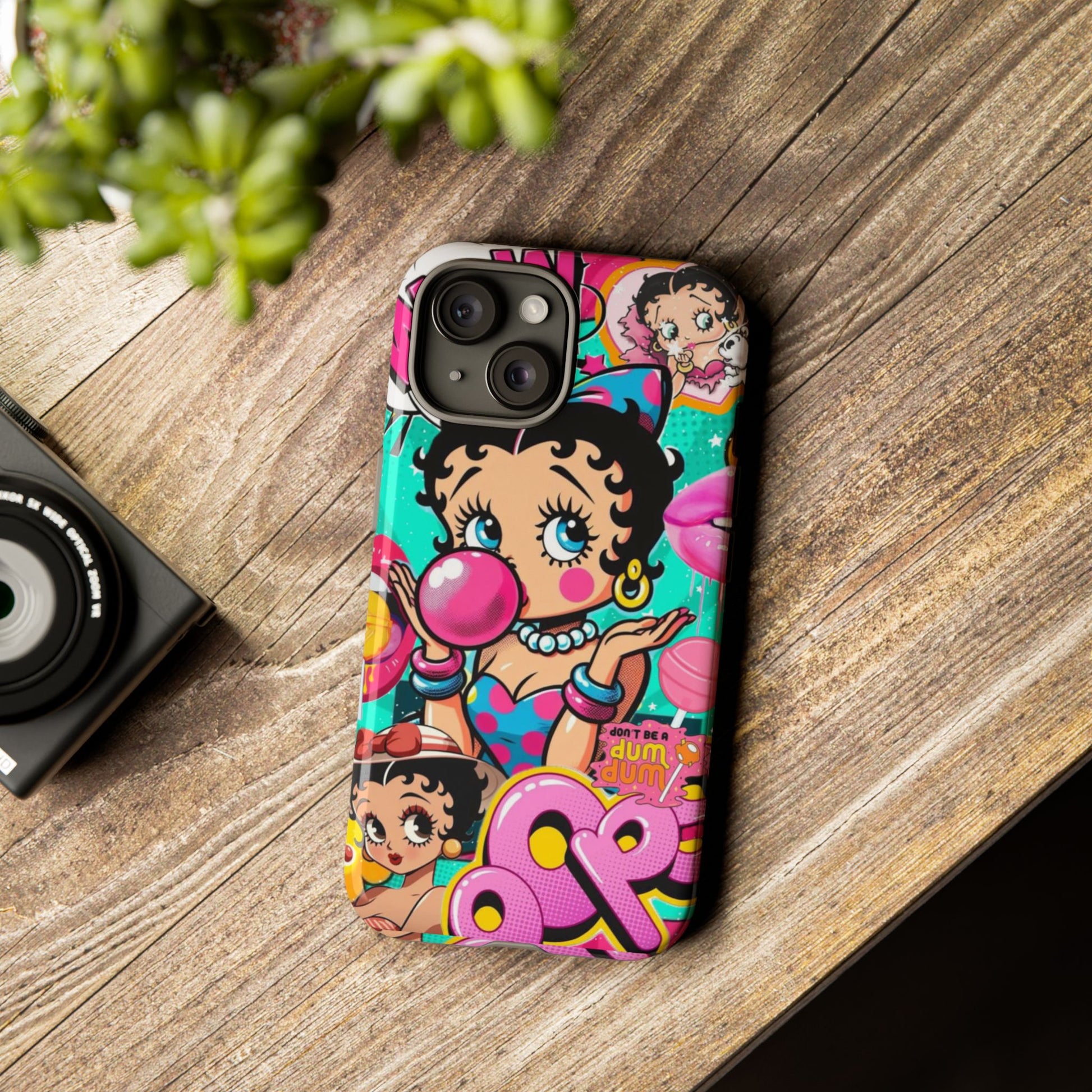 Betty Boop Comic Strip Phone Case for iPhone, Samsung Galaxy, & Pixel Phones