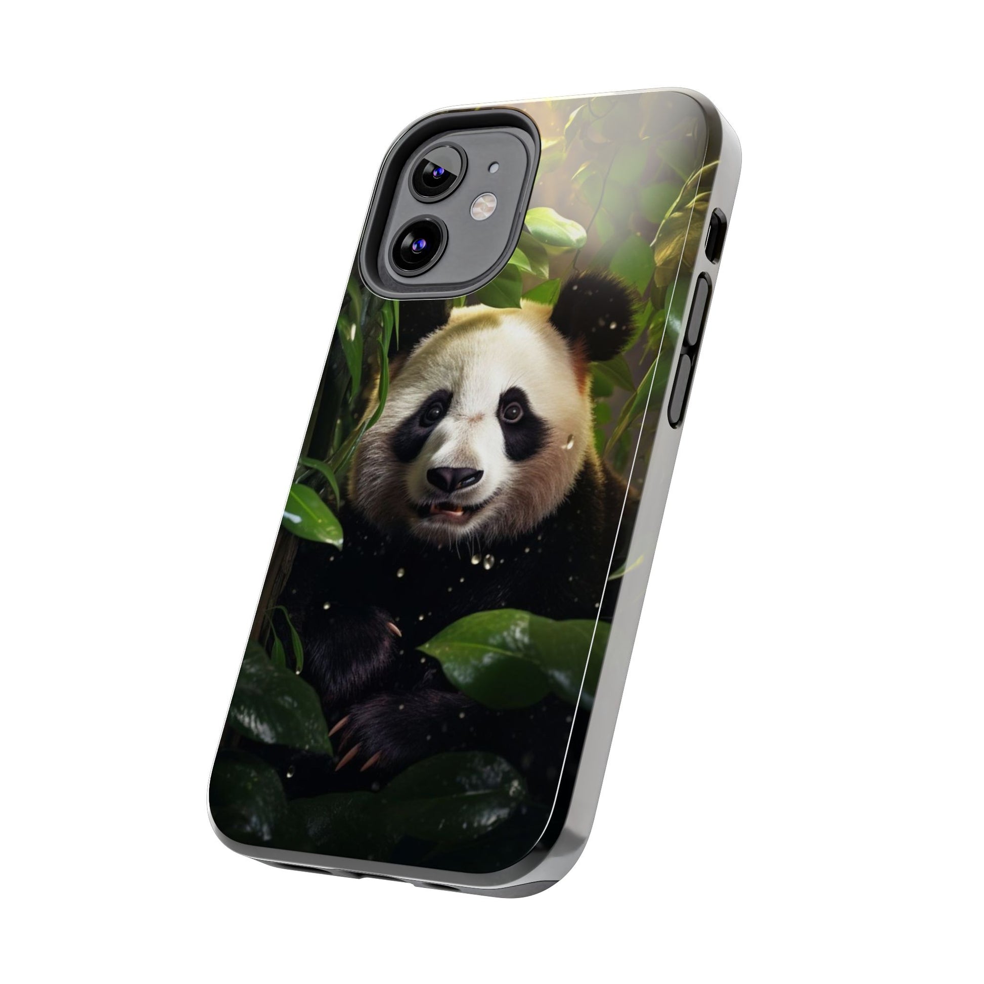Smiling Panda Theme Phone Cases for iPhones & Samsung Phones
