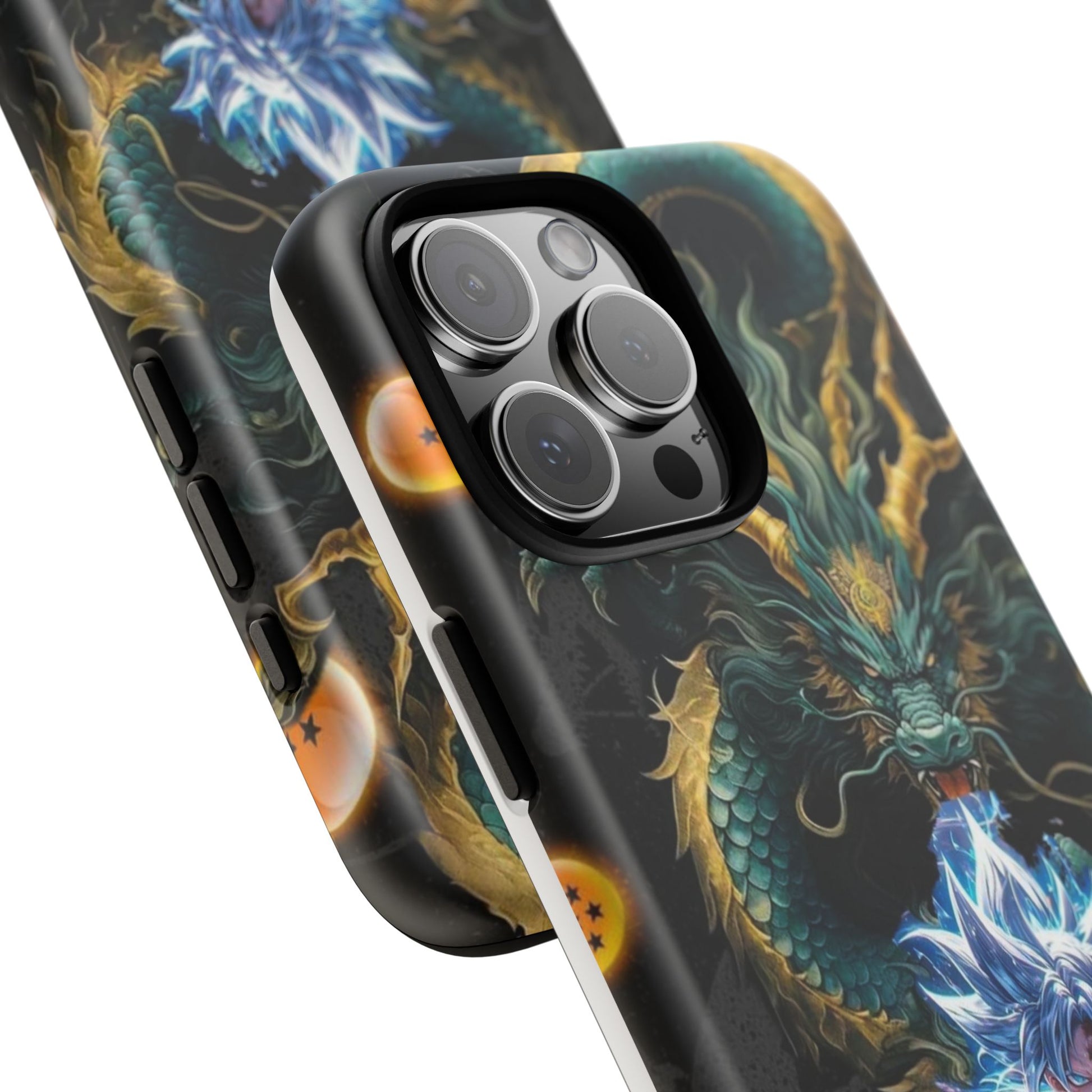 Anime Goku x Shenron Dragonball Z Tough Cases for iPhones, Samsung, and Pixel