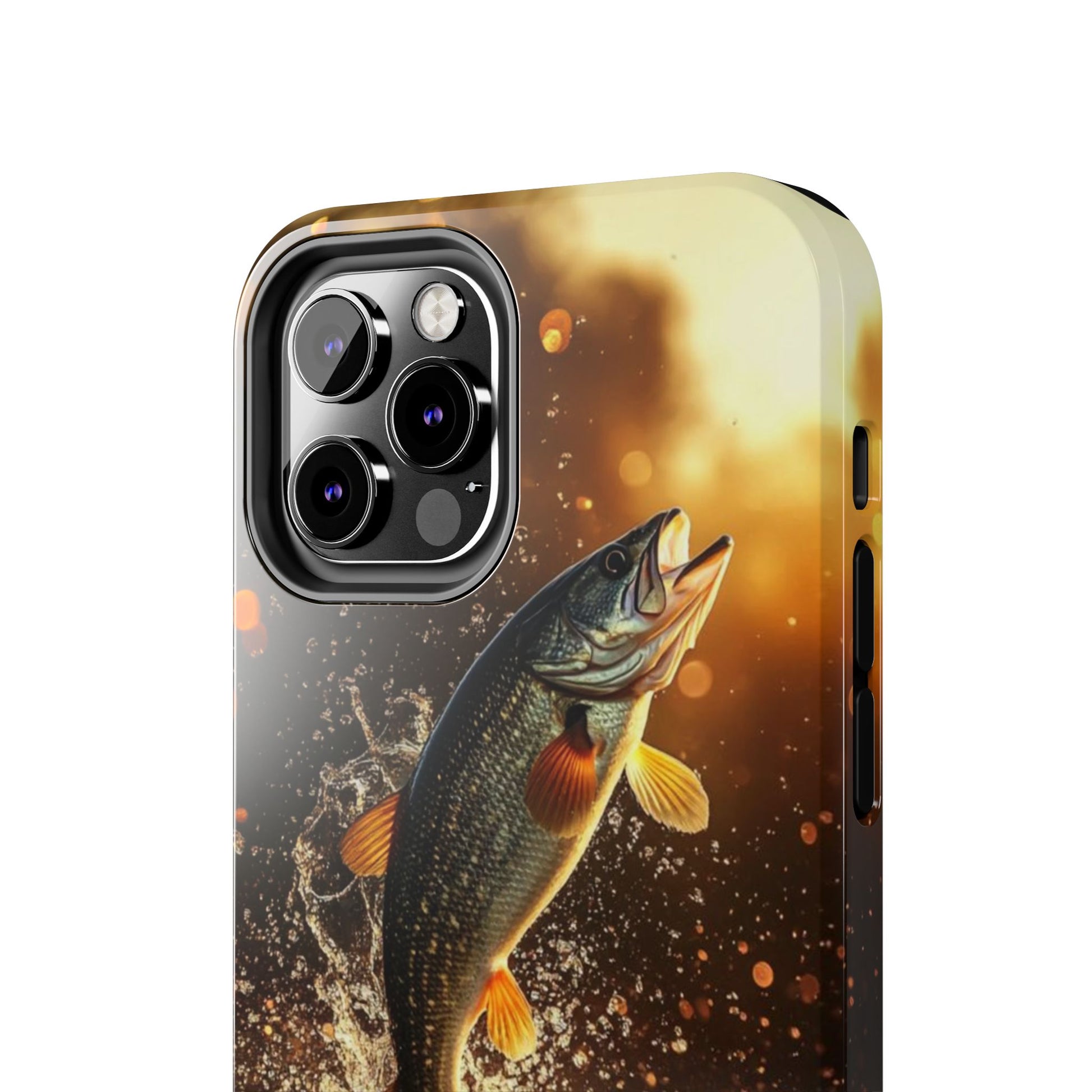 Jumping Bass Fish Theme Phone Cases for iPhones & Samsung Phones