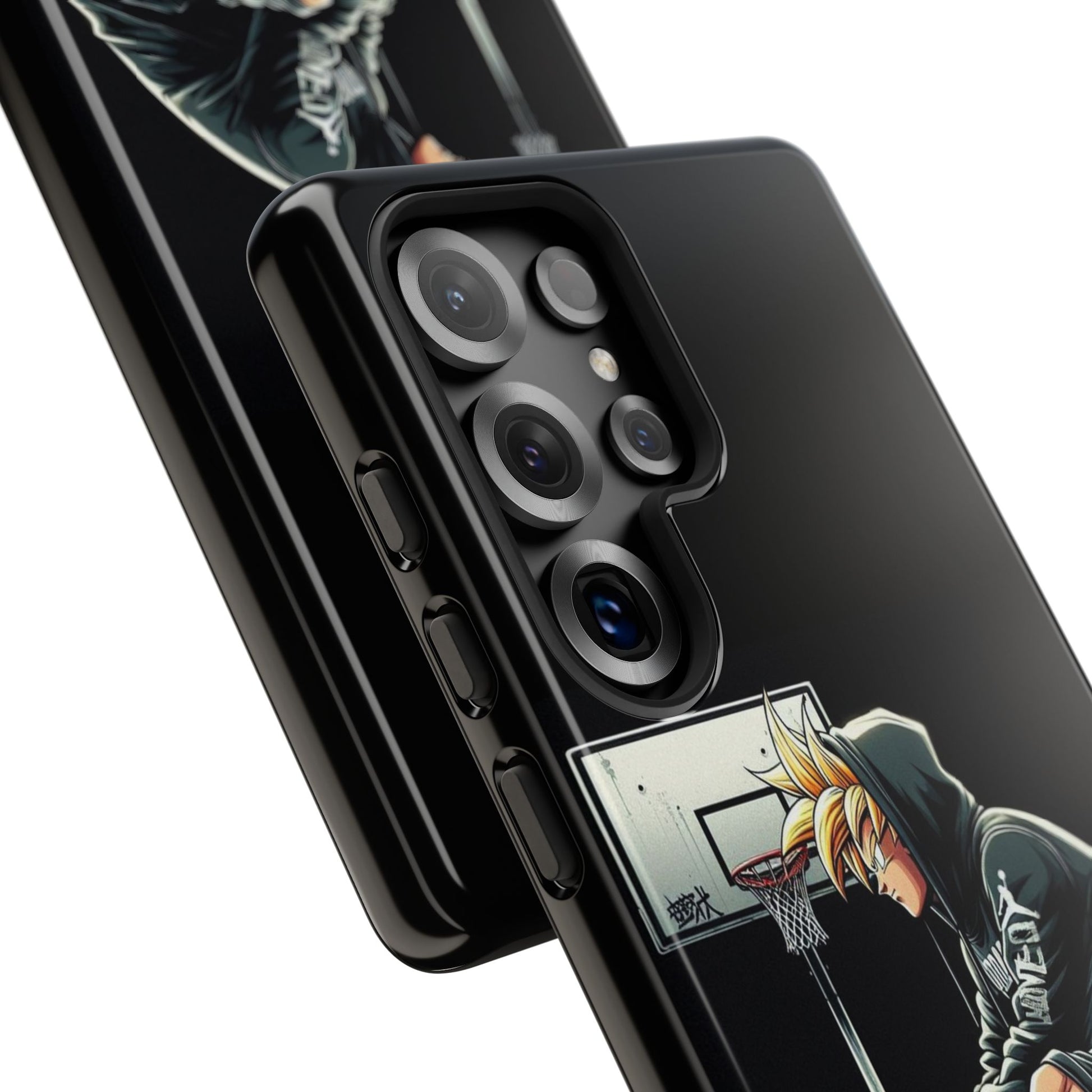 Son Goku Basketball Tough Cases for iPhones, Samsung, and Pixel