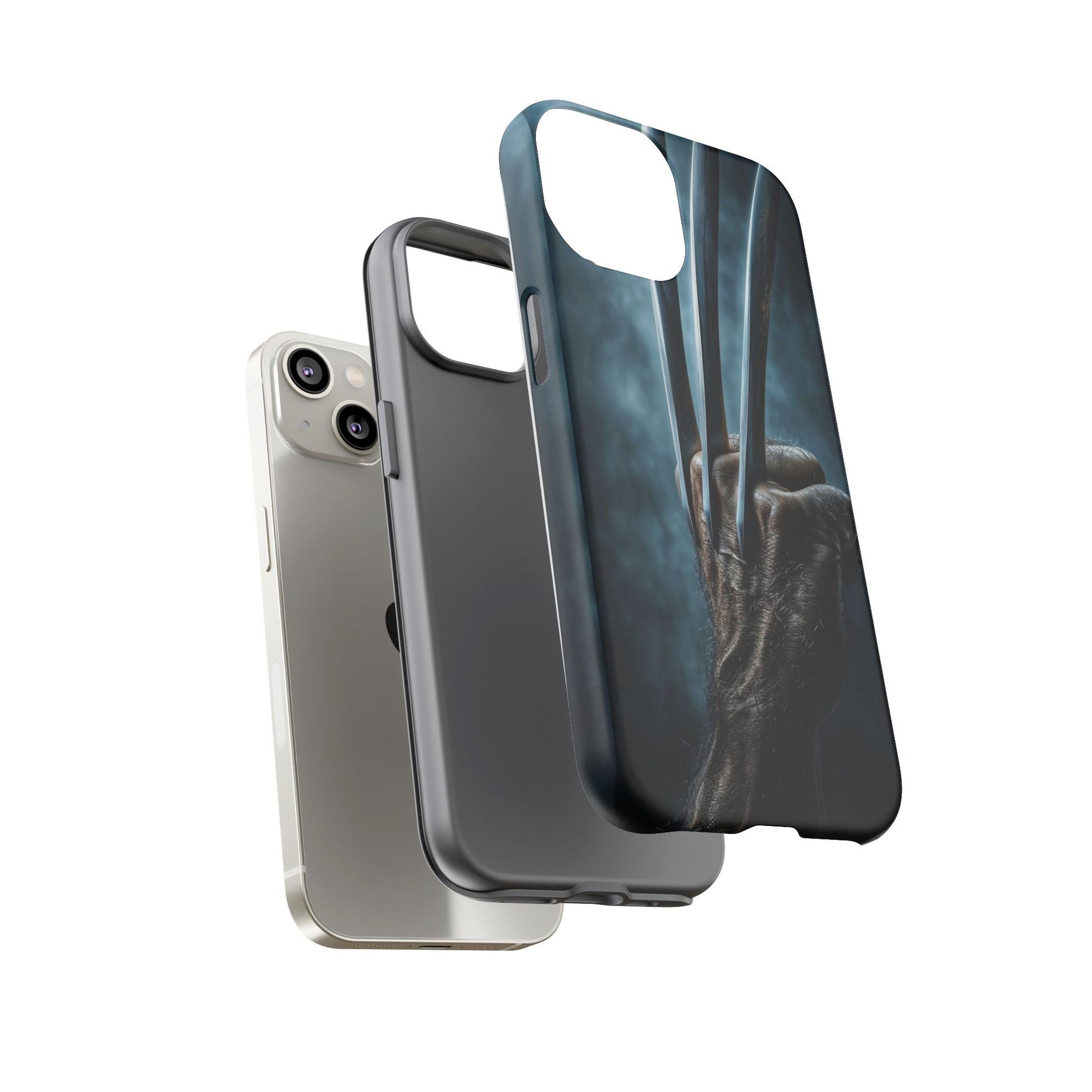 Logan's Claws Wolverine Tough Cases for iPhones, Samsung, and Pixel