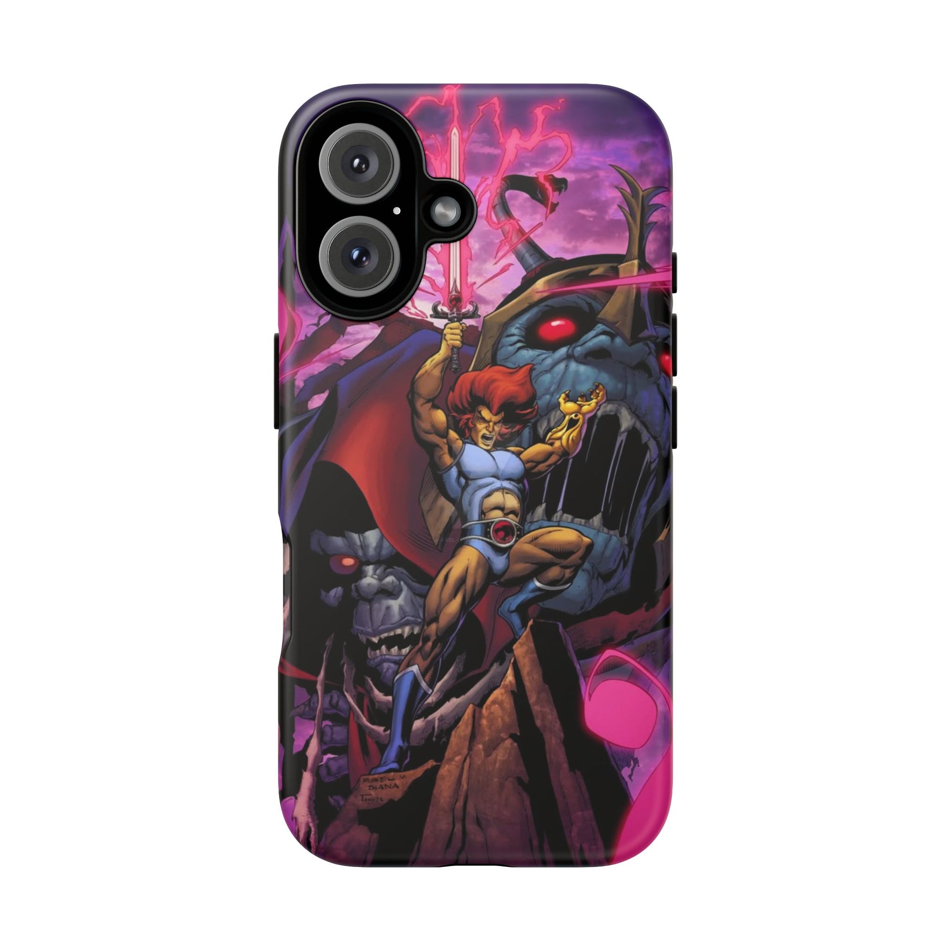 Thundercats Lion O x Mumra Tough Cases for iPhones, Samsung, and Pixel
