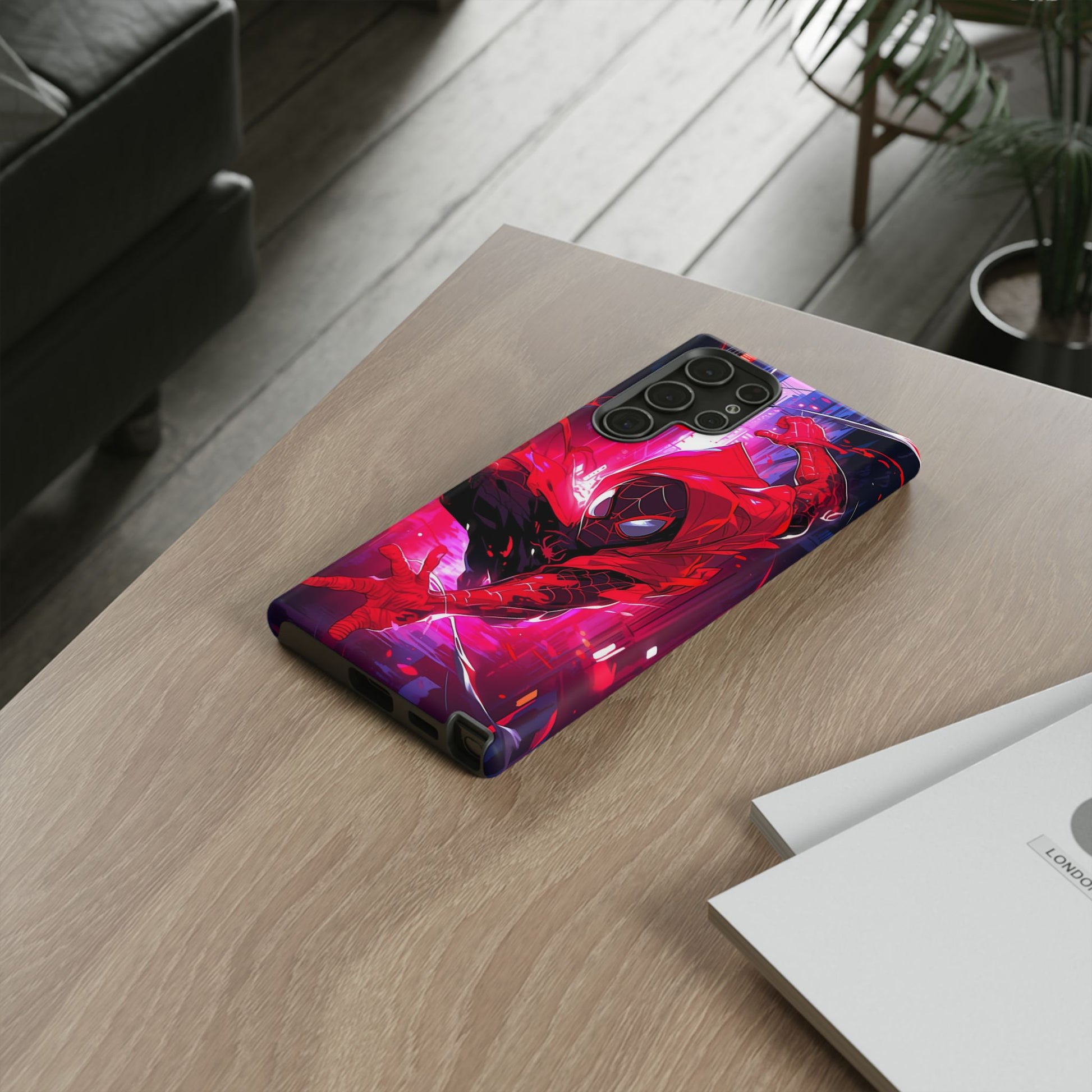 Miles Morales Spiderman Phone Case, Tough Cases for iPhones, Samsung, and Pixel