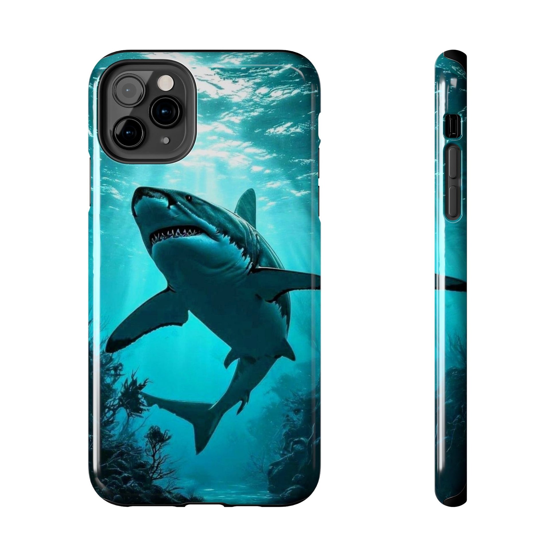 Killer Shark Theme Phone Cases for iPhones & Samsung Phones